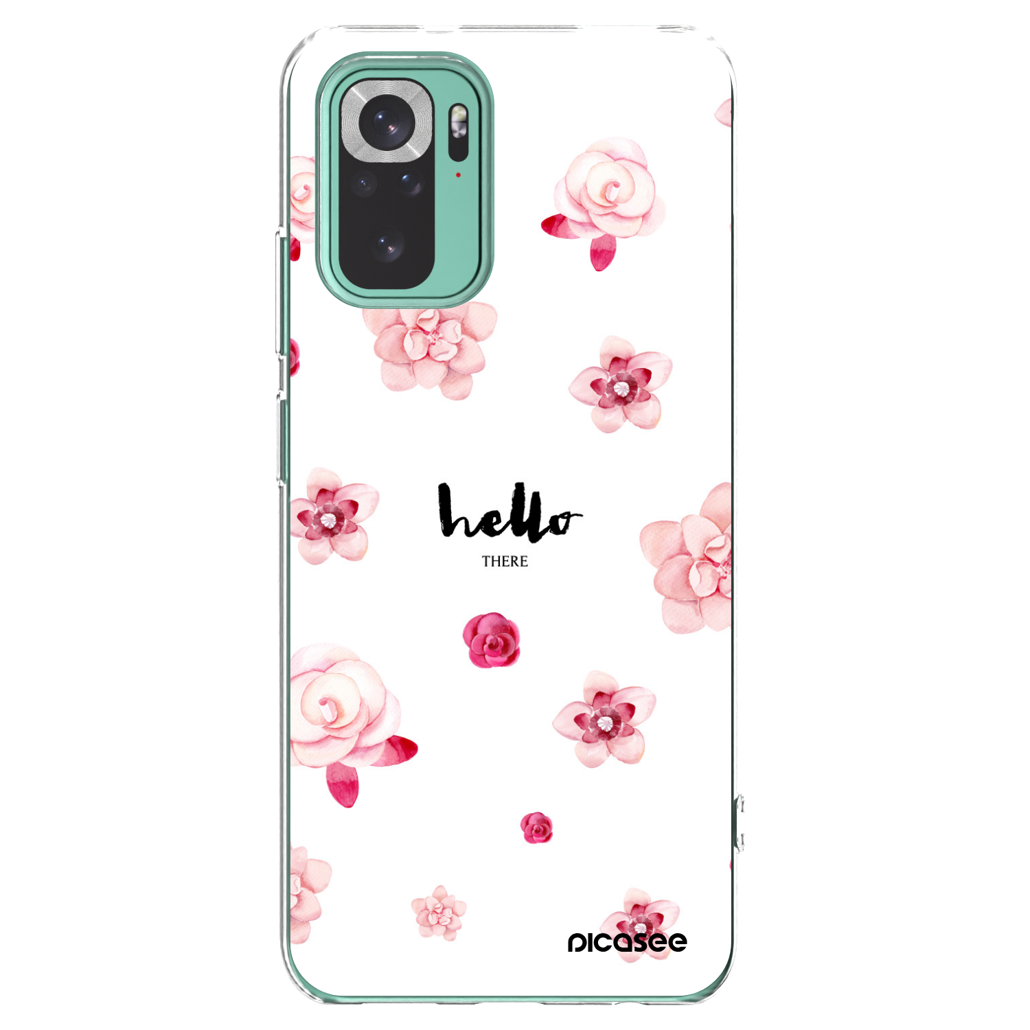 Picasee Xiaomi Redmi Note 10 Pro Hülle - Transparentes Silikon - Hello there