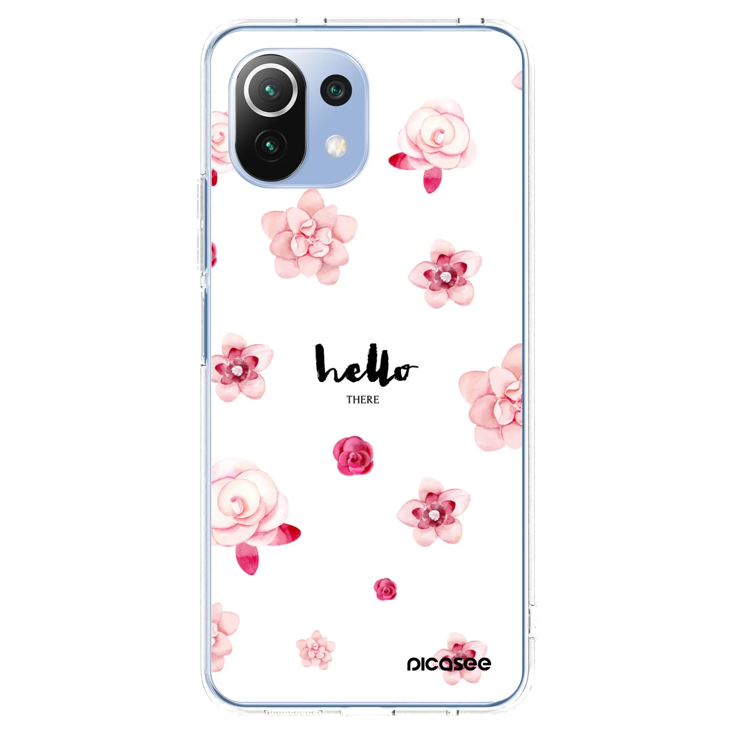 Picasee Xiaomi Mi 11 Lite Hülle - Transparentes Silikon - Hello there