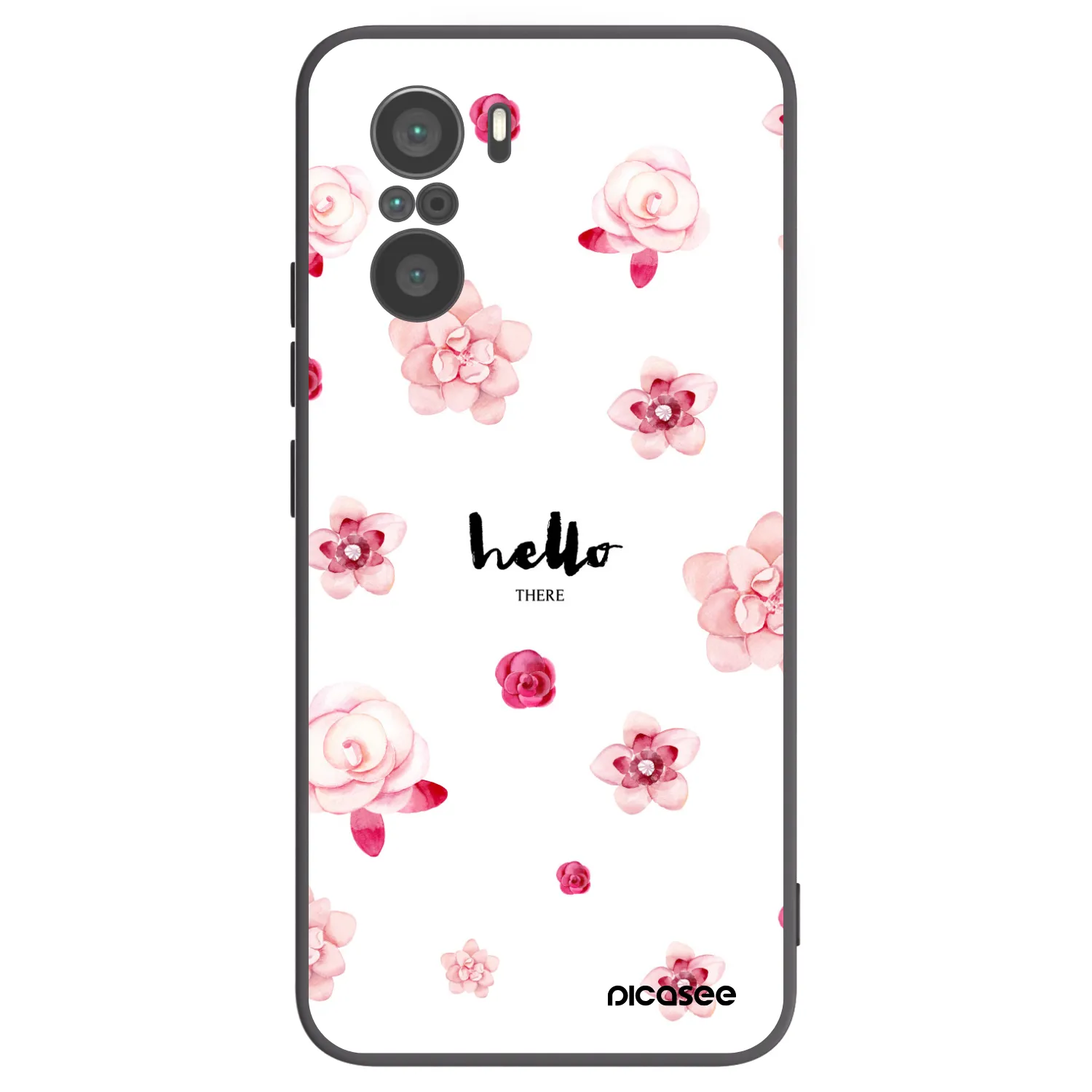Picasee Xiaomi Poco F3 Hülle - Schwarzes Silikon - Hello there