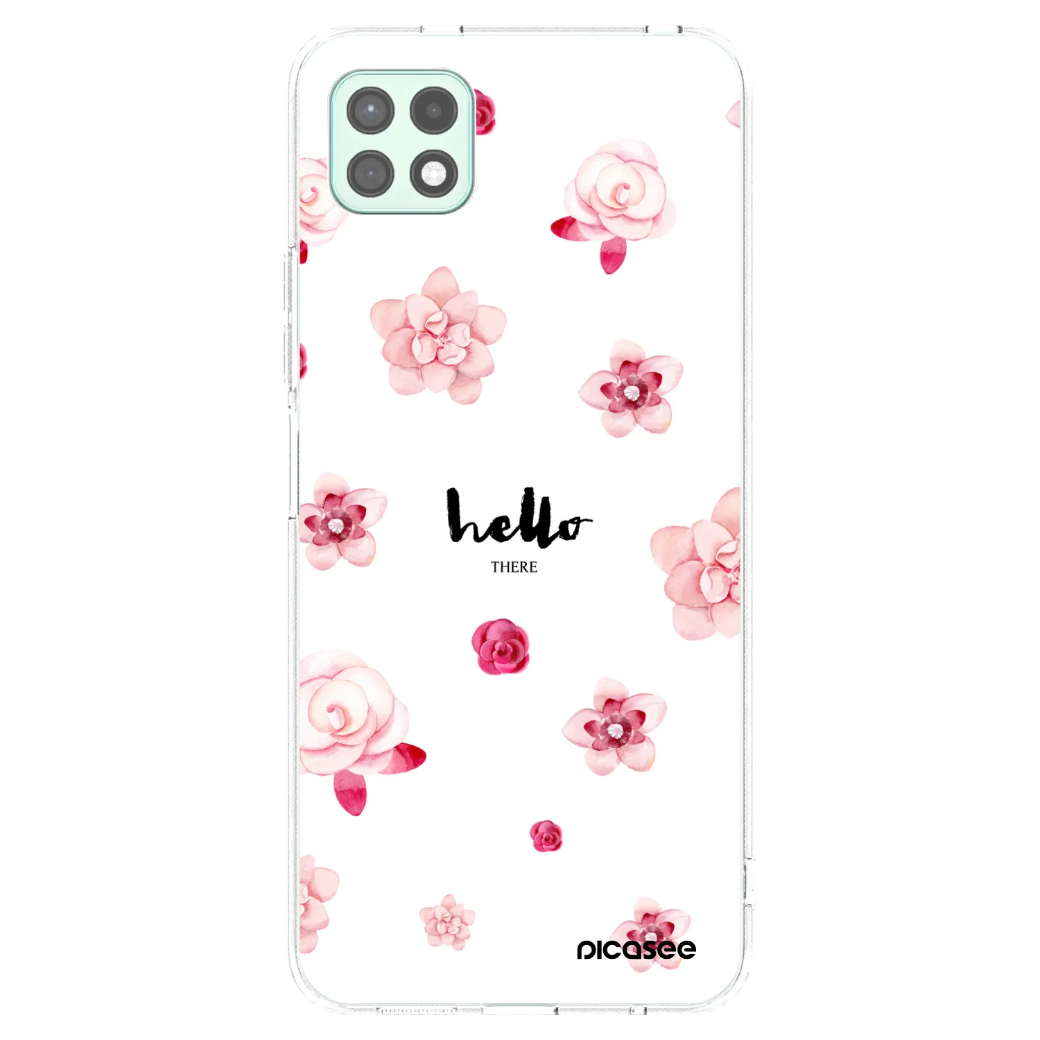 Picasee Samsung Galaxy A22 A226B 5G Hülle - Transparentes Silikon - Hello there