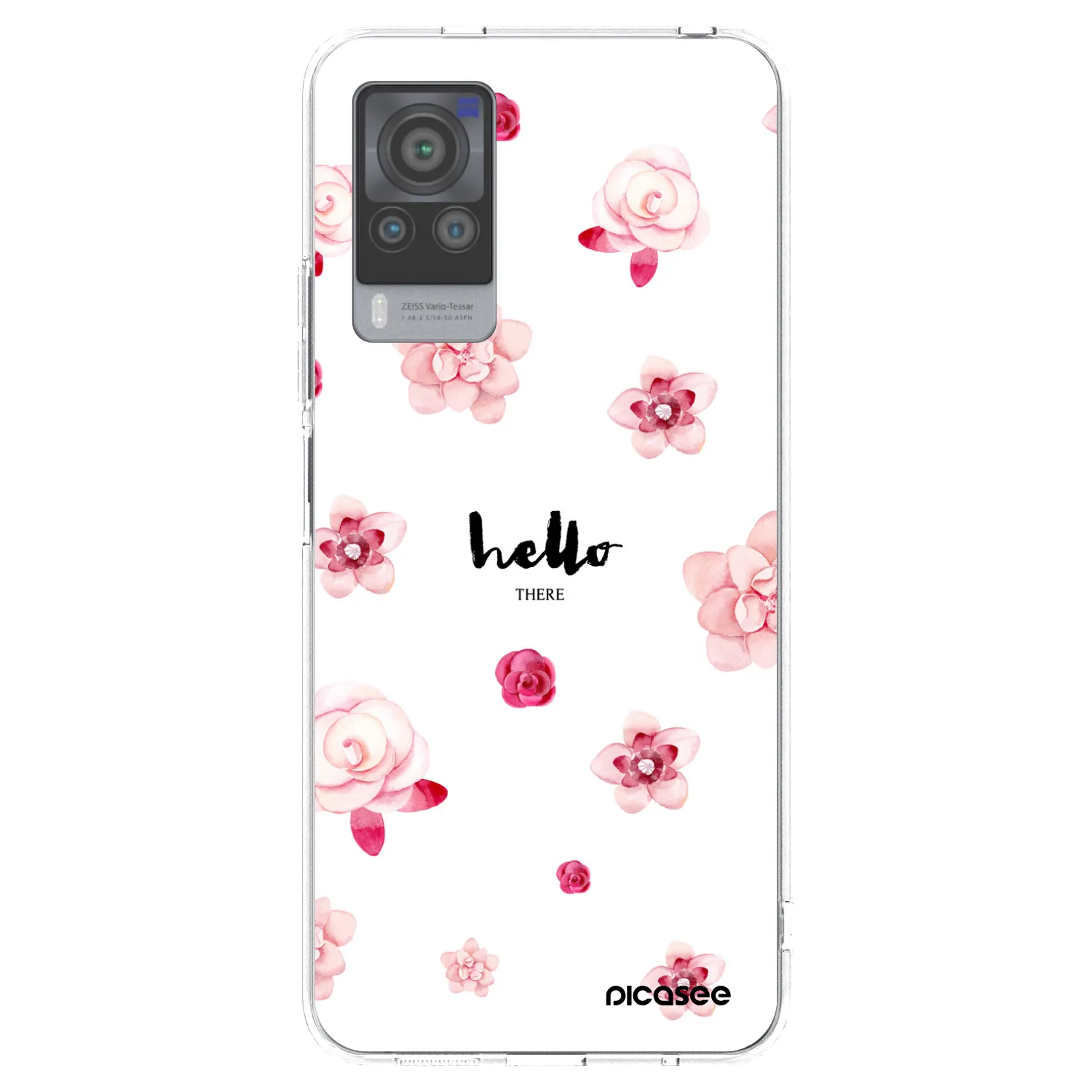 Picasee Vivo X60 Pro 5G Hülle - Transparentes Silikon - Hello there