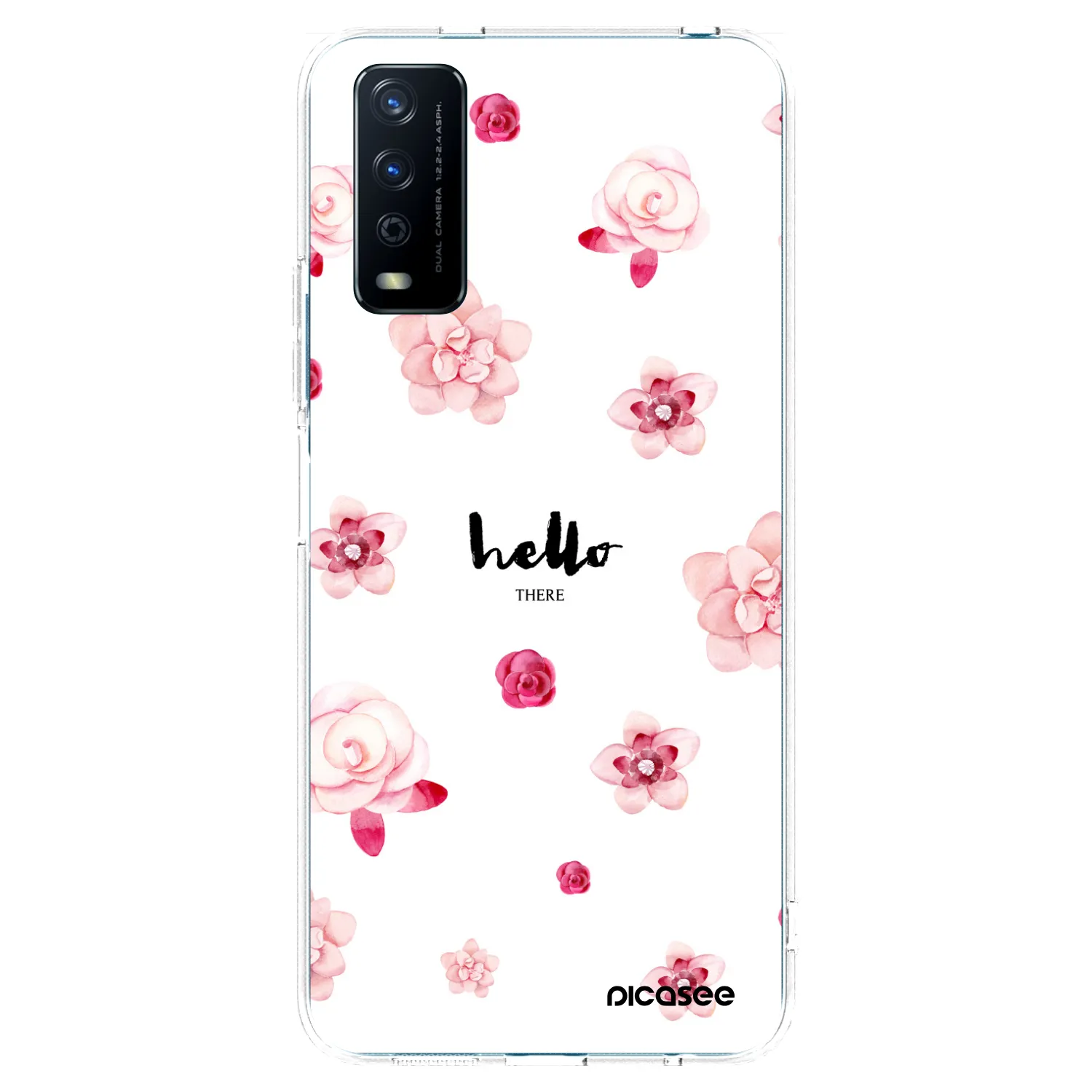 Picasee Vivo Y11s Hülle - Transparentes Silikon - Hello there