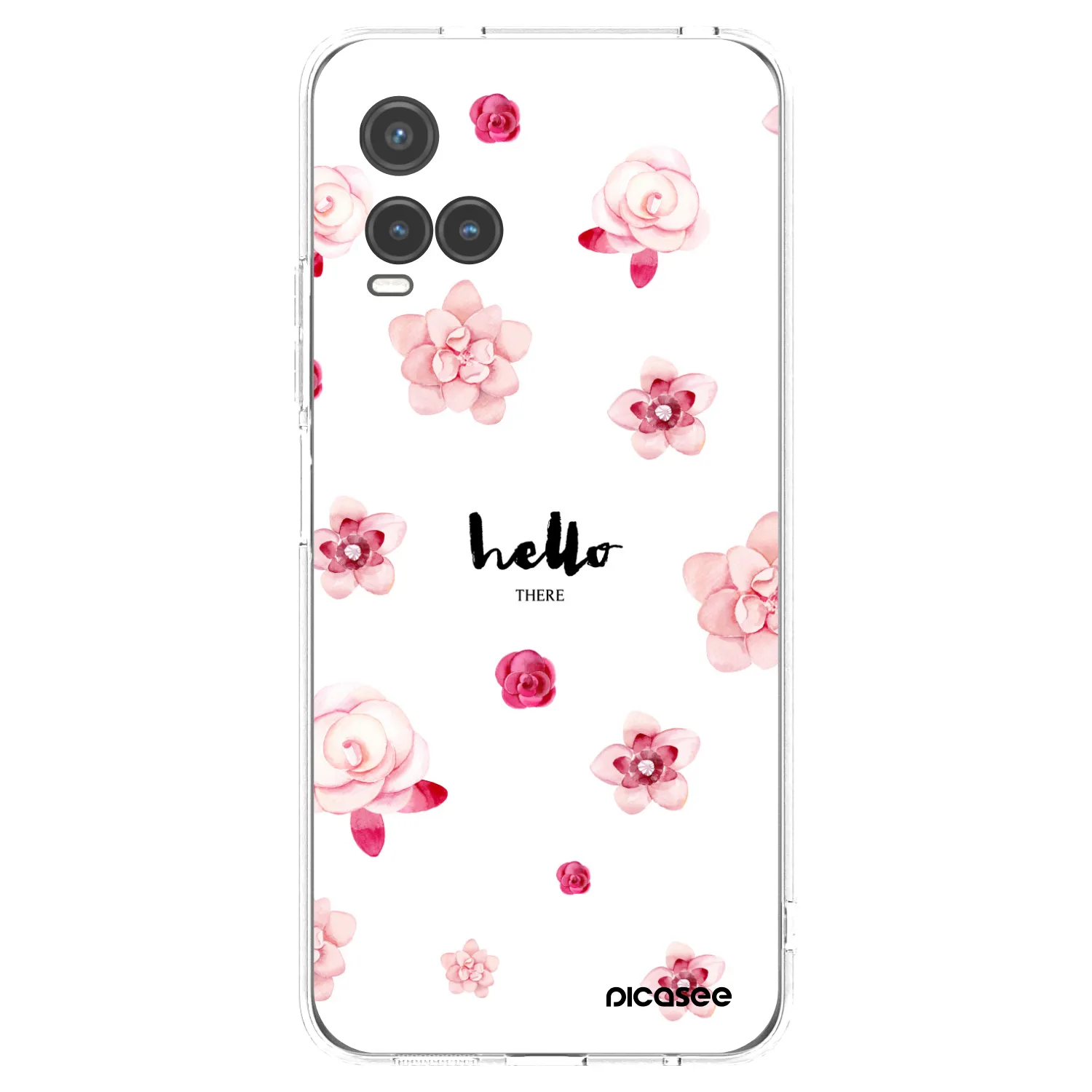 Picasee Vivo Y33s Hülle - Transparentes Silikon - Hello there