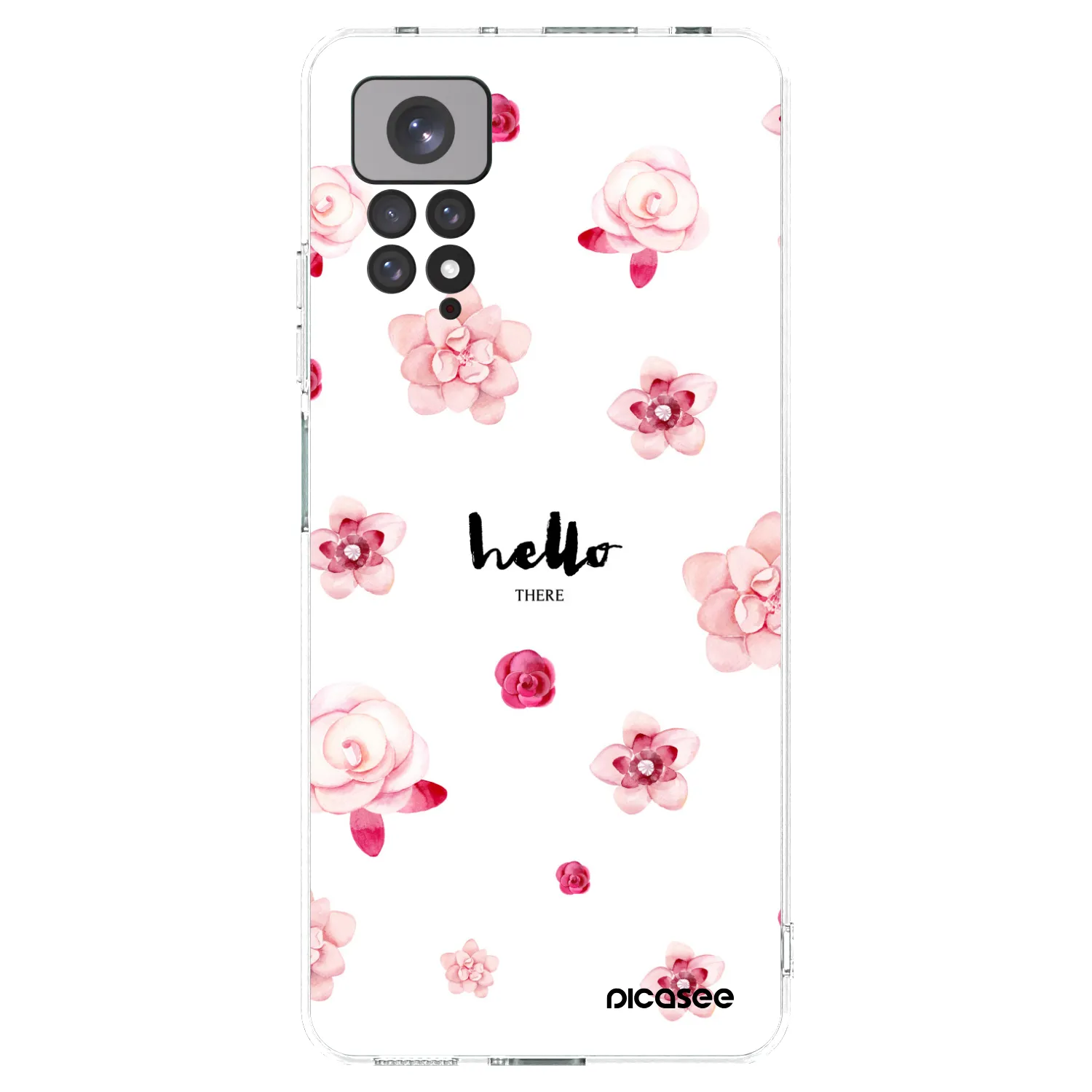 Picasee Xiaomi Redmi Note 11 Hülle - Transparentes Silikon - Hello there