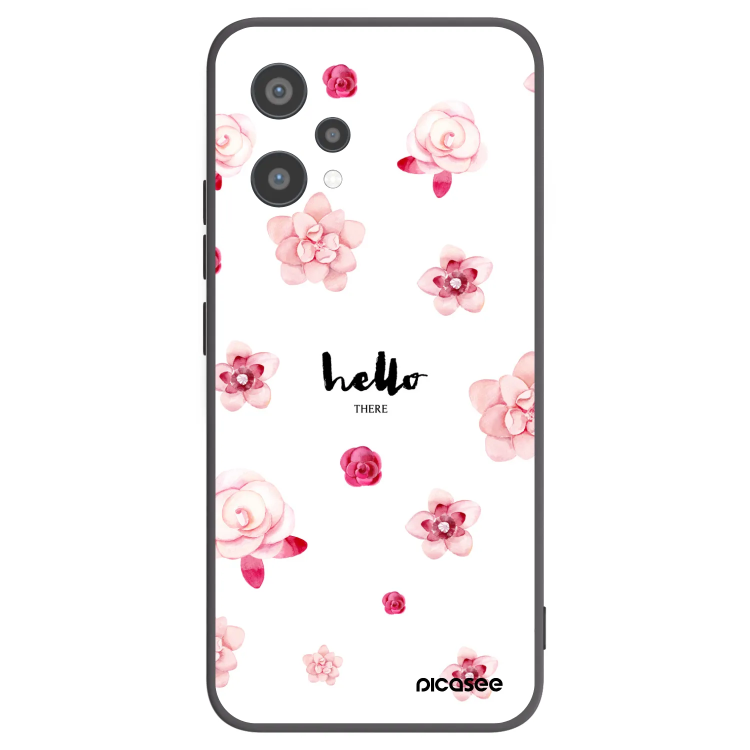 Picasee Realme 9 Pro 5G Hülle - Schwarzes Silikon - Hello there