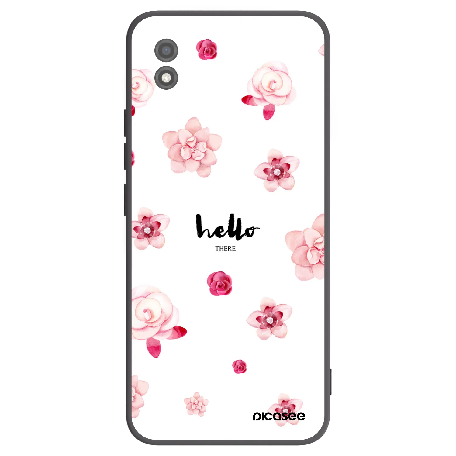 Picasee Realme C11 (2021) Hülle - Schwarzes Silikon - Hello there