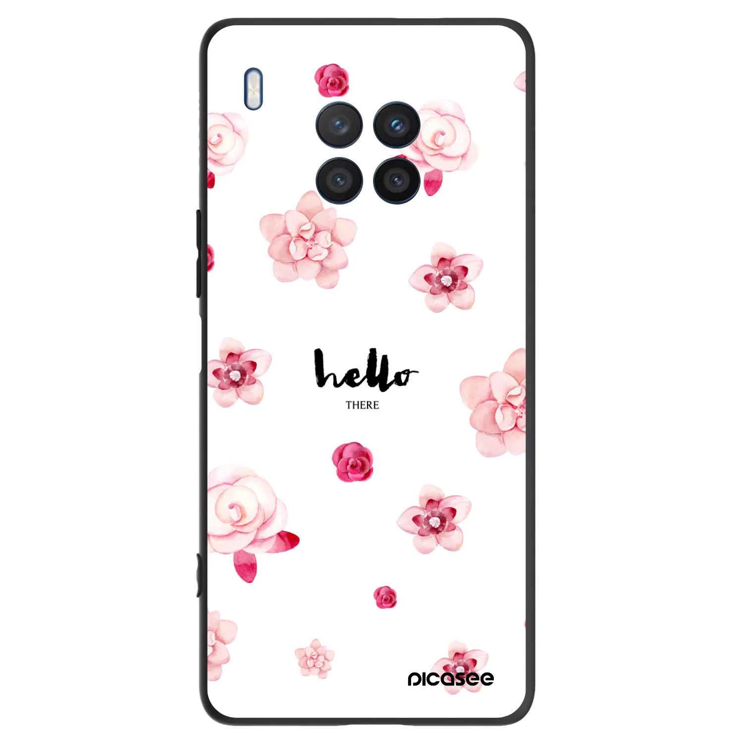 Picasee Honor 50 Lite Hülle - Schwarzes Silikon - Hello there