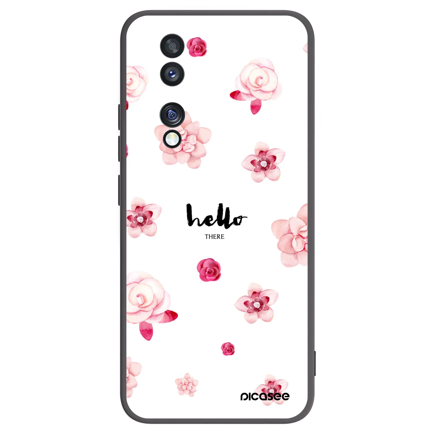Picasee Honor 70 Hülle - Schwarzes Silikon - Hello there