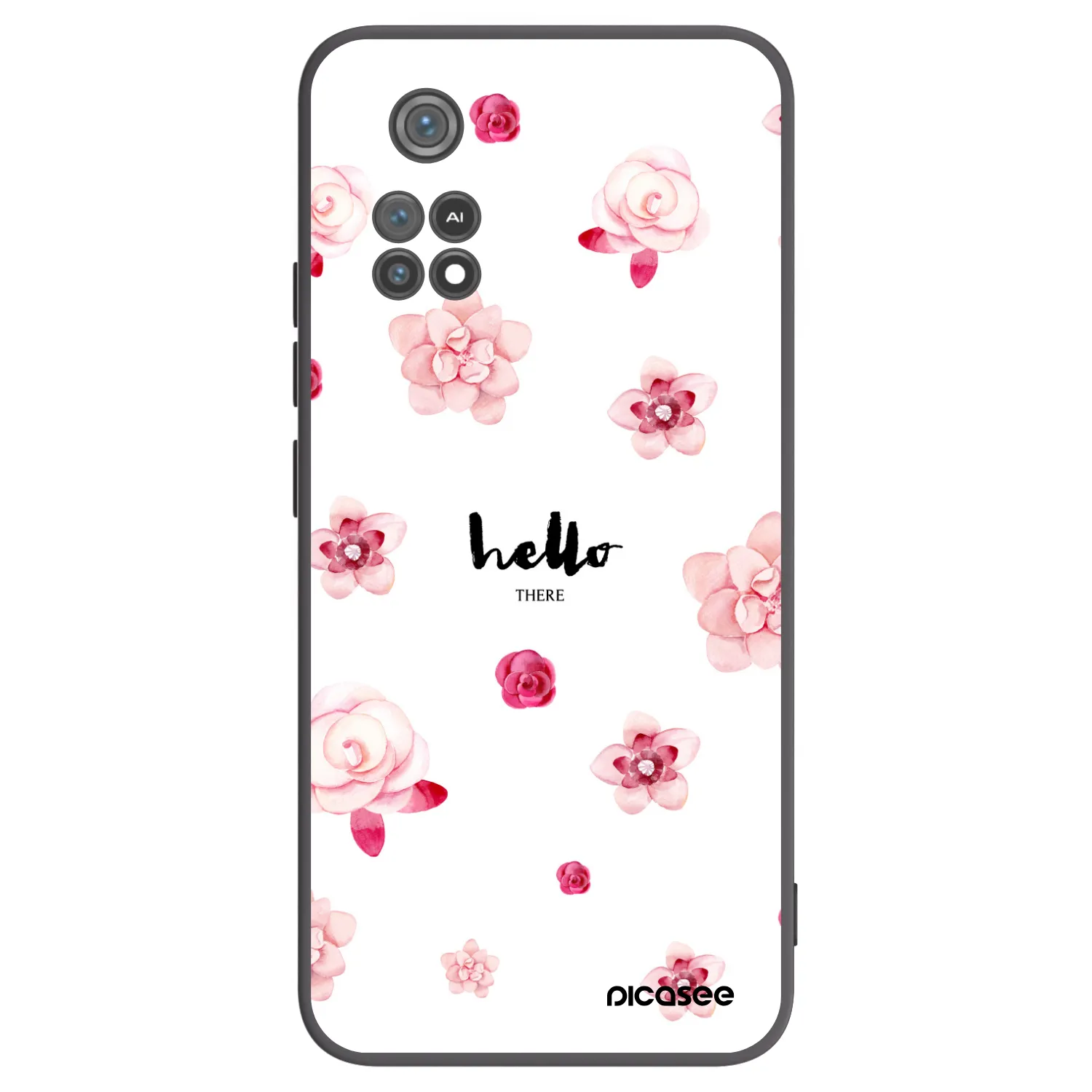 Picasee Xiaomi Poco M4 Pro Hülle - Schwarzes Silikon - Hello there