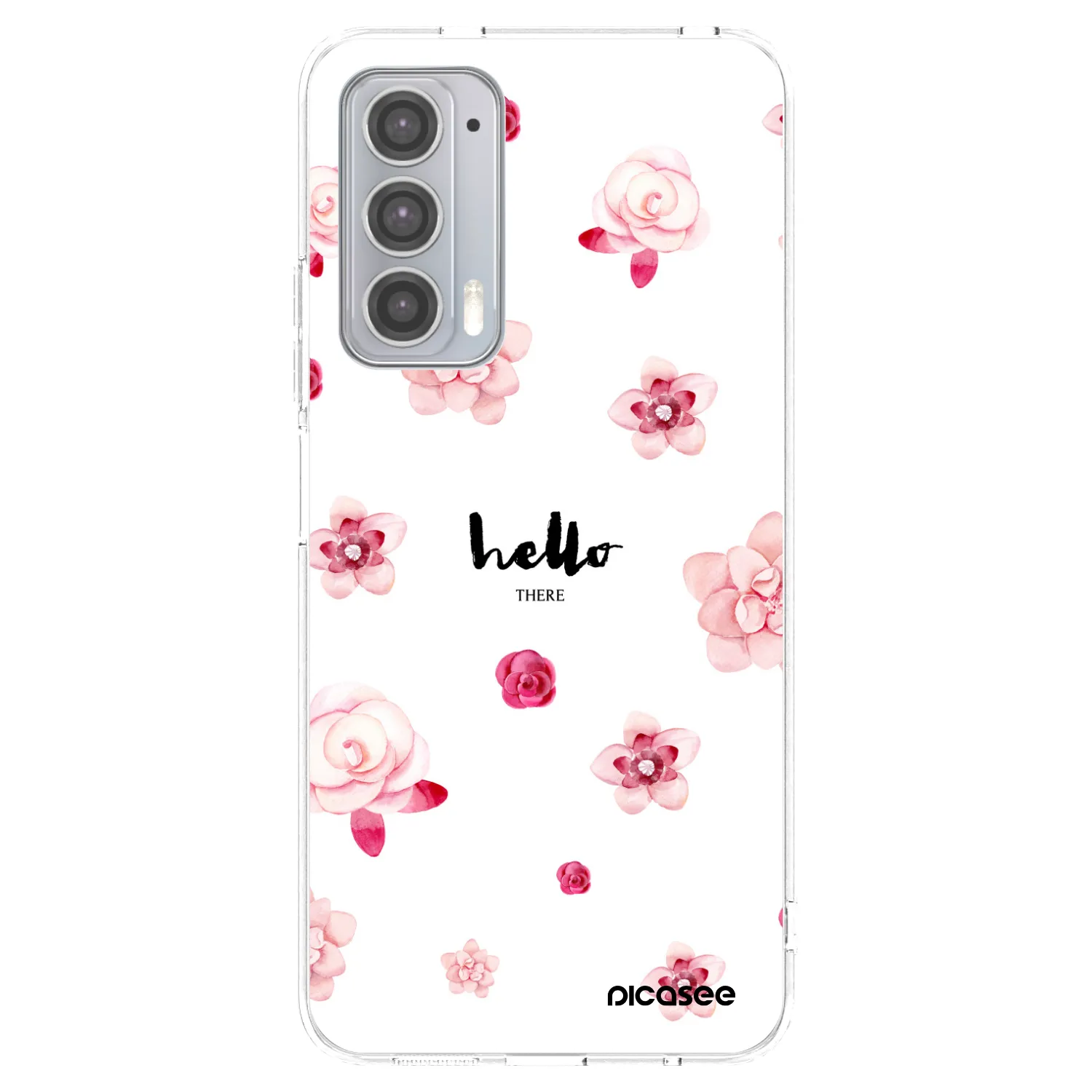 Picasee Motorola Edge 20 Hülle - Transparentes Silikon - Hello there