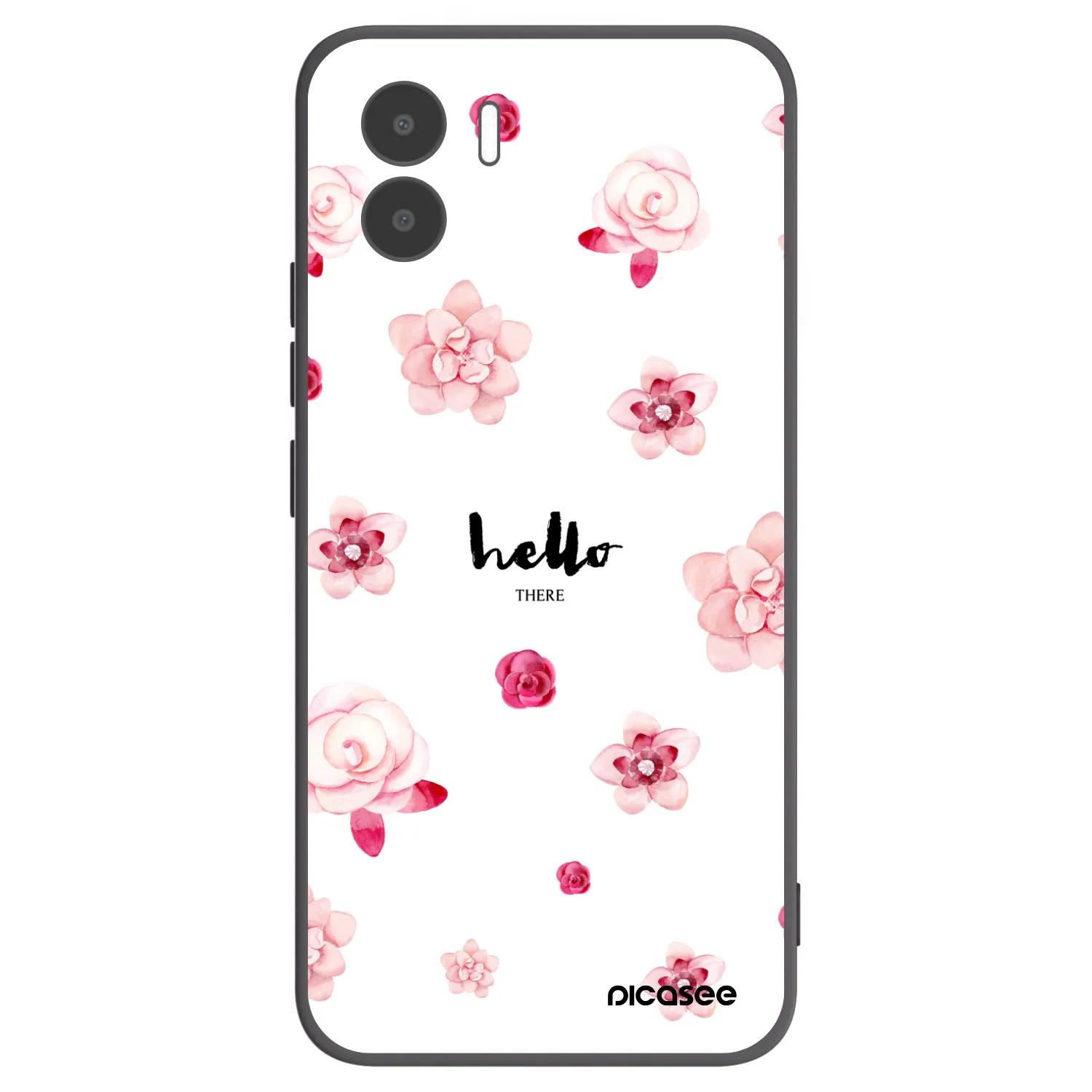 Picasee Xiaomi Redmi A1 Hülle - Schwarzes Silikon - Hello there