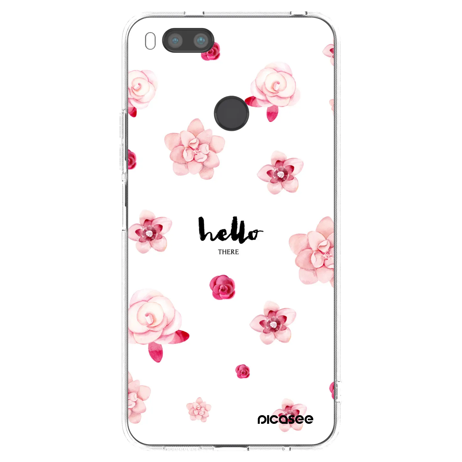 Picasee Xiaomi Redmi A1 Hülle - Transparentes Silikon - Hello there