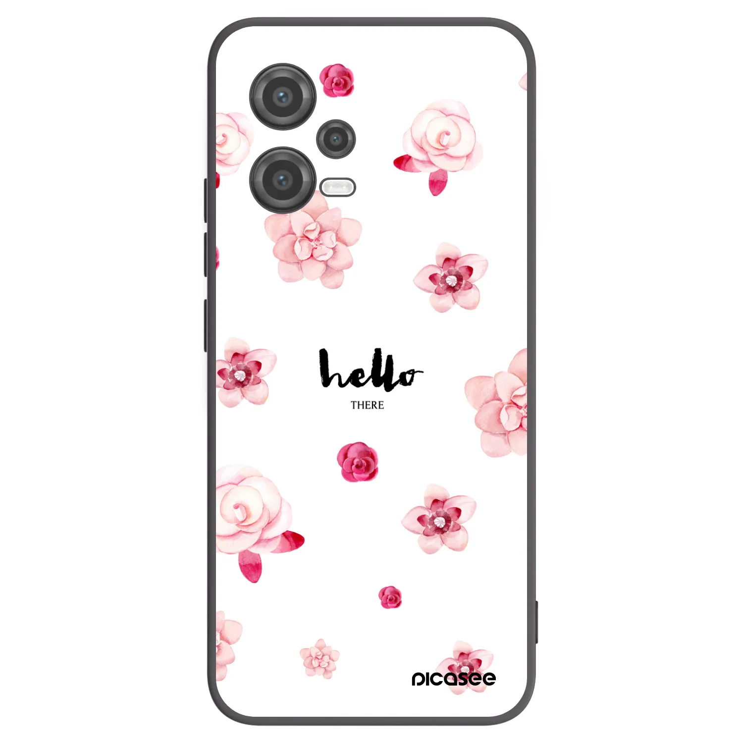 Picasee Xiaomi Poco X5 Hülle - Schwarzes Silikon - Hello there