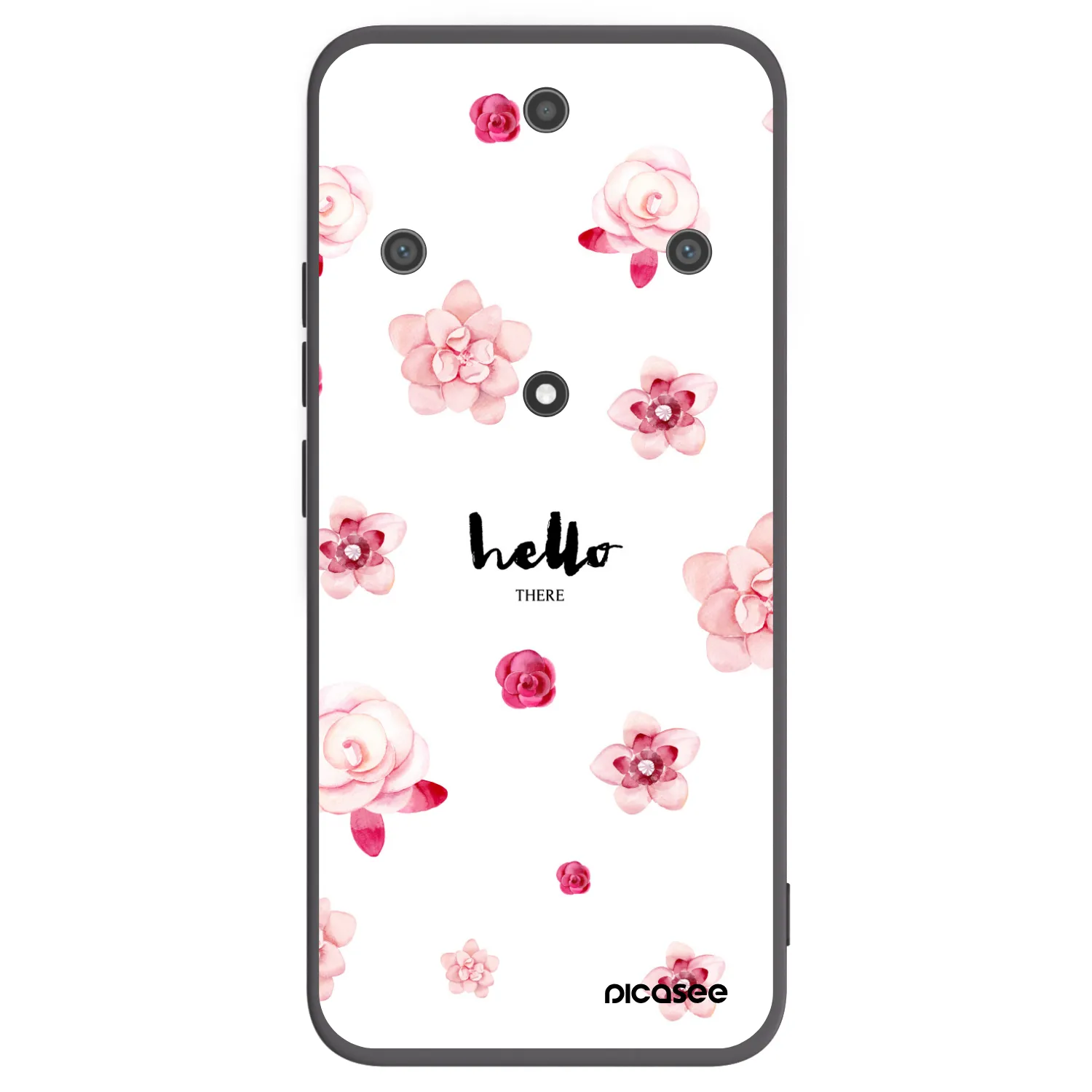 Picasee Honor Magic5 Lite 5G Hülle - Schwarzes Silikon - Hello there