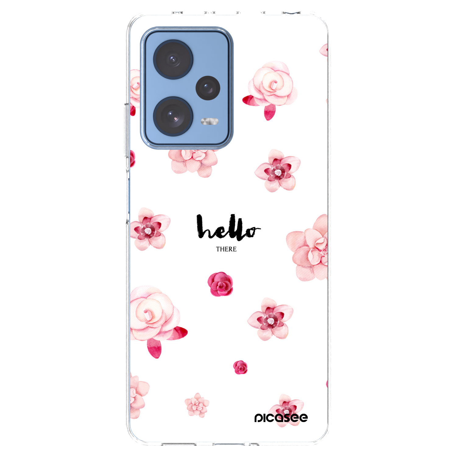Picasee Xiaomi Redmi Note 12 Pro 5G Hülle - Transparentes Silikon - Hello there