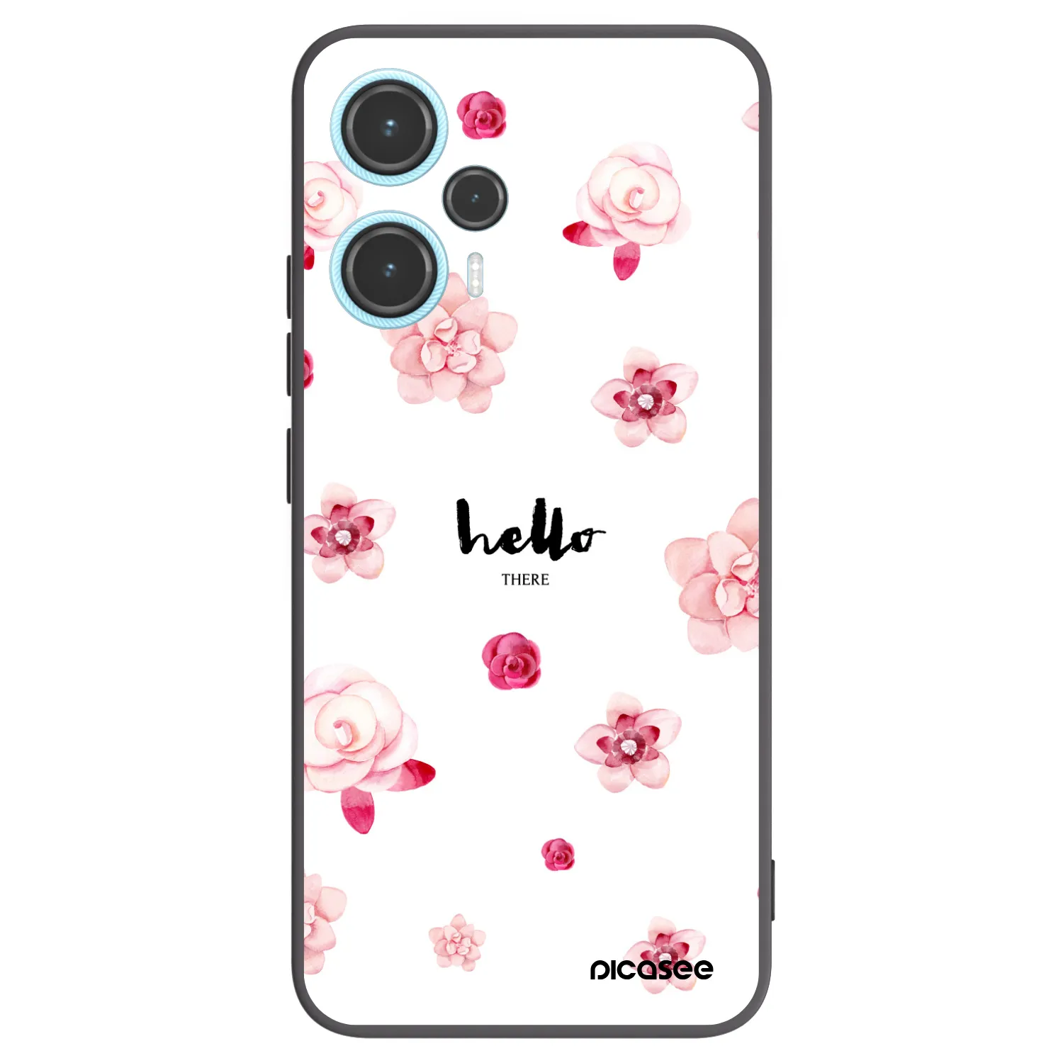Picasee Xiaomi Poco F5 Hülle - Schwarzes Silikon - Hello there