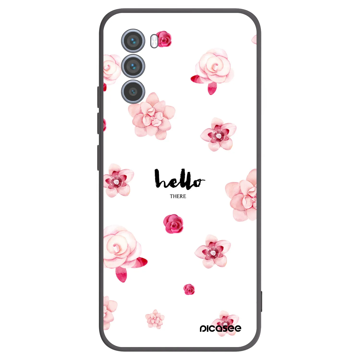 Picasee Motorola Moto G62 Hülle - Schwarzes Silikon - Hello there