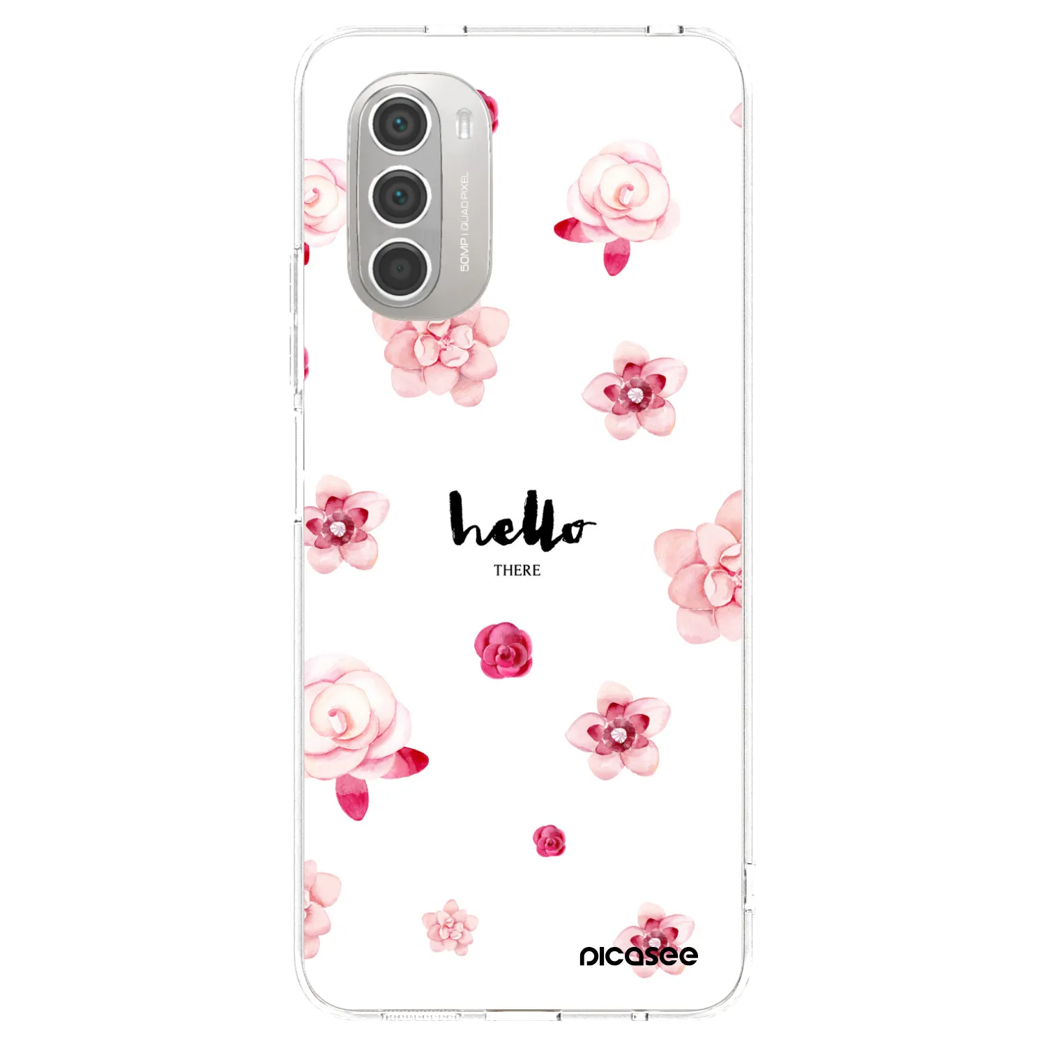 Picasee Motorola Moto G51 Hülle - Transparentes Silikon - Hello there