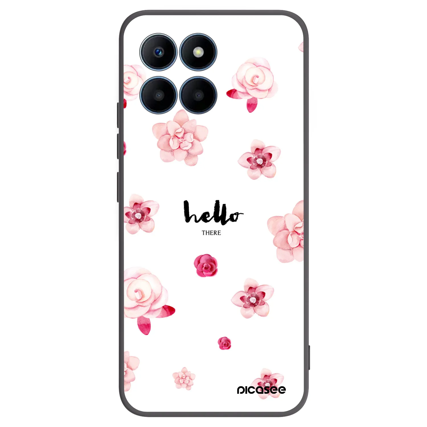 Picasee Honor 70 Lite Hülle - Schwarzes Silikon - Hello there