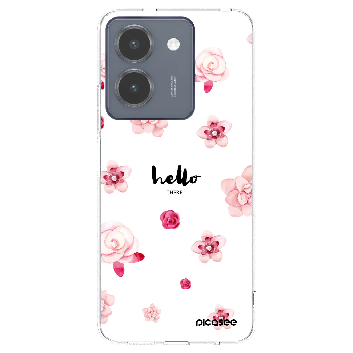 Picasee Vivo Y36 4G Hülle - Transparentes Silikon - Hello there