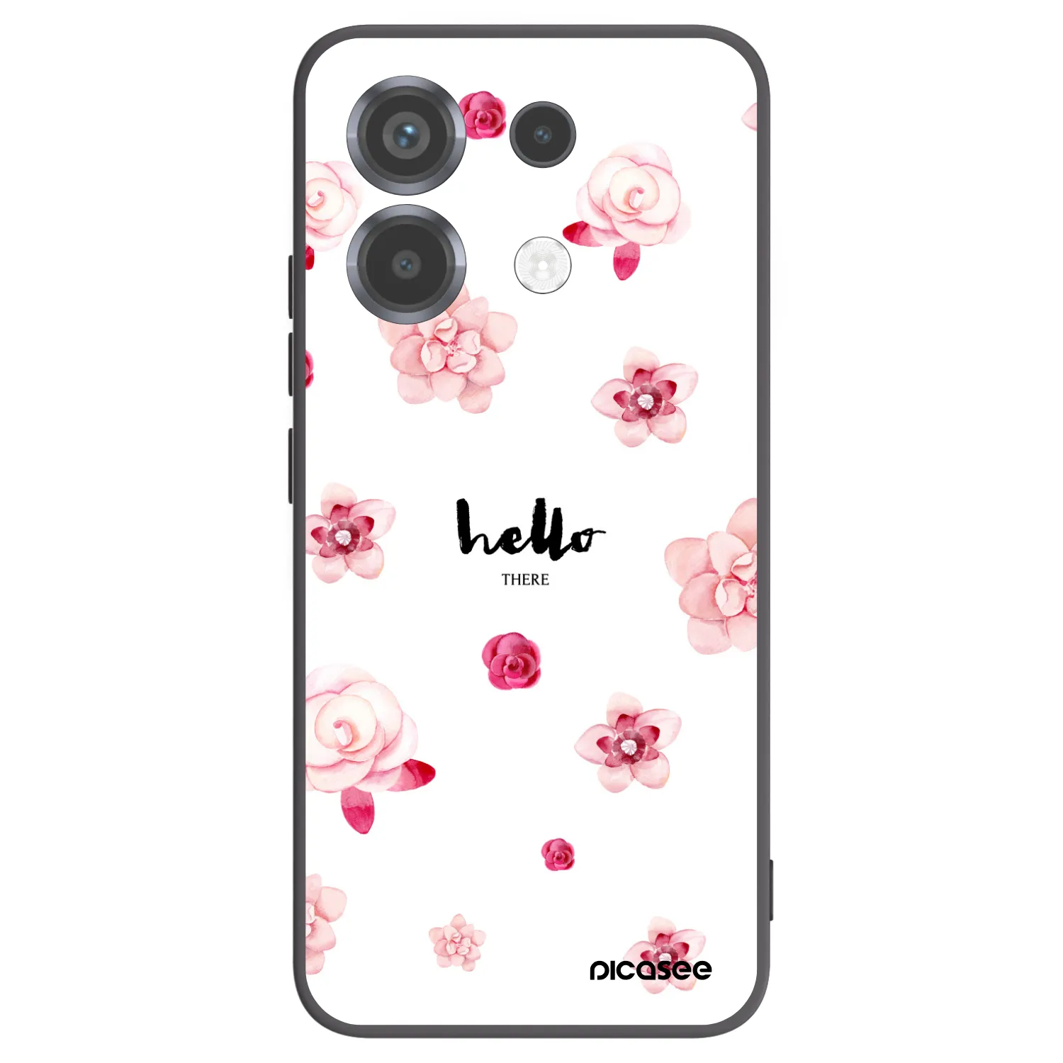 Picasee Xiaomi Poco X6 Hülle - Schwarzes Silikon - Hello there