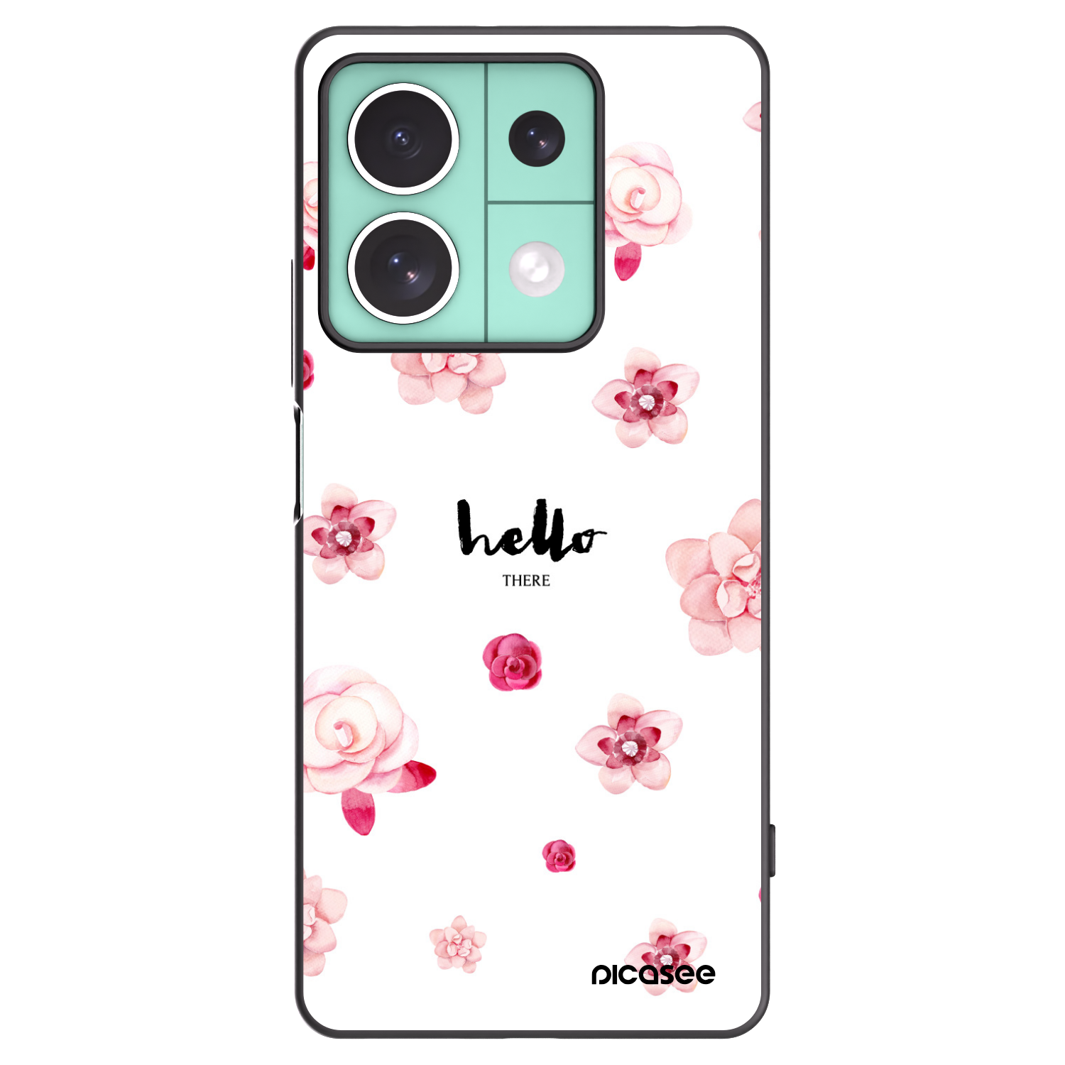Picasee Xiaomi Redmi Note 13 5G Hülle - Schwarzes Silikon - Hello there