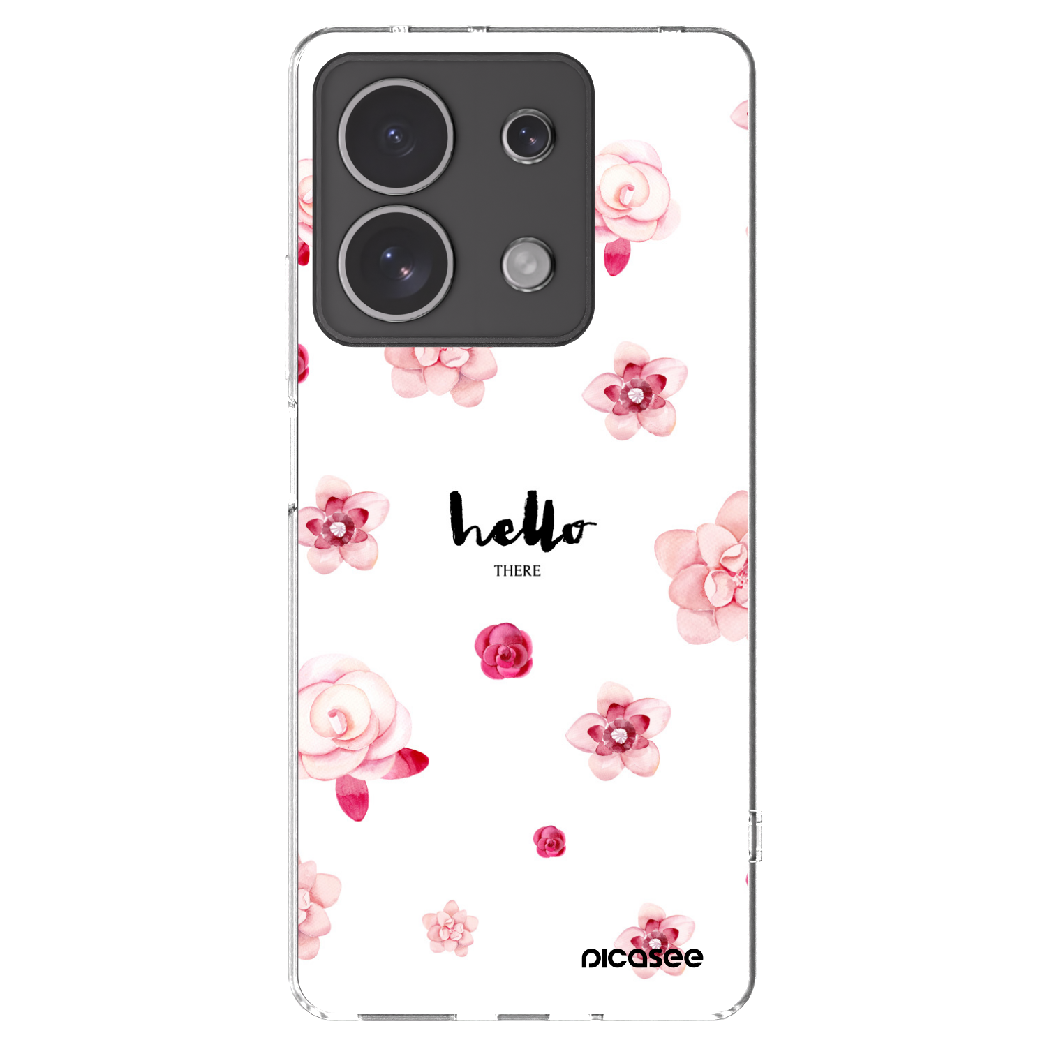 Picasee Xiaomi Redmi Note 13 4G Hülle - Transparentes Silikon - Hello there