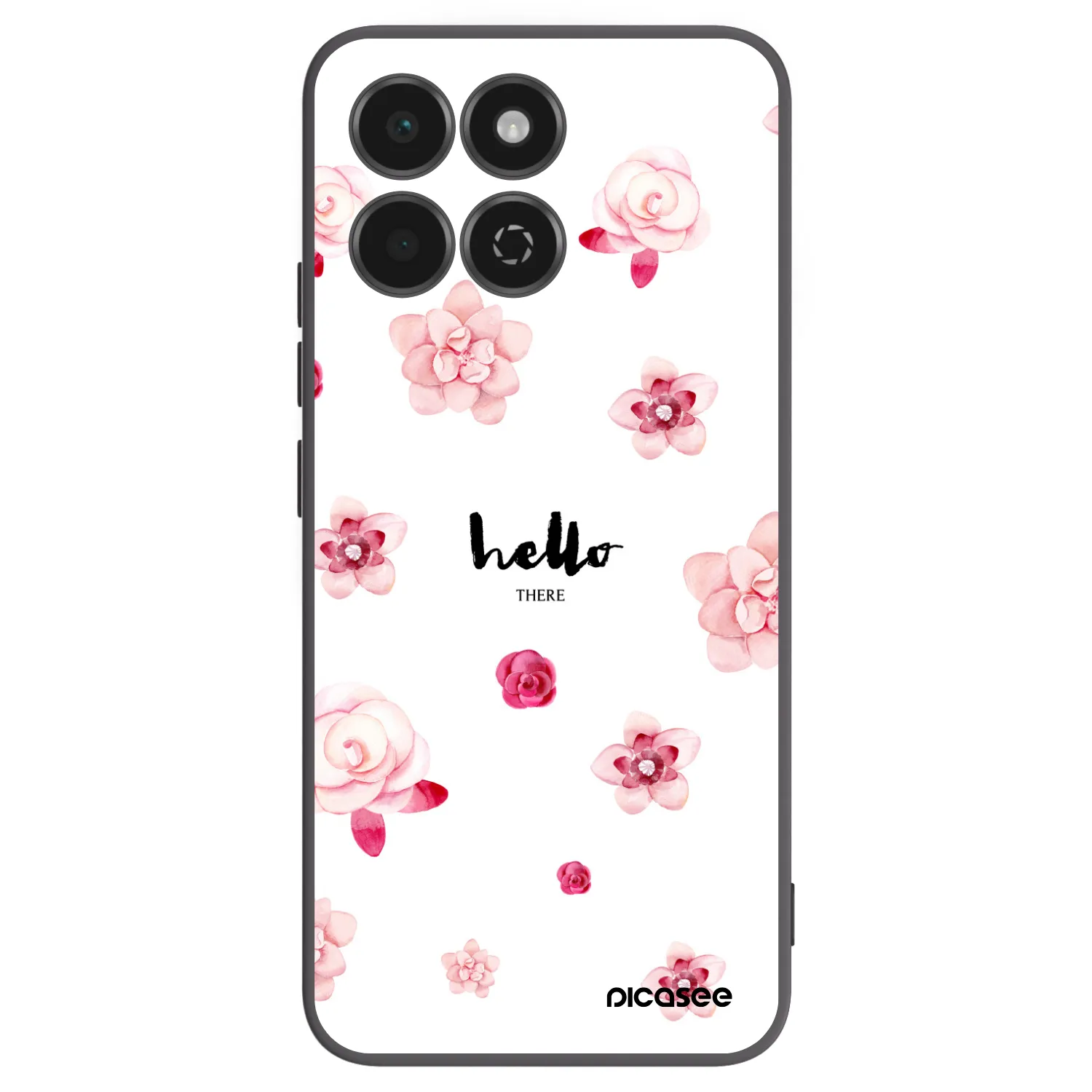 Picasee Honor 200 Smart 5G Hülle - Schwarzes Silikon - Hello there