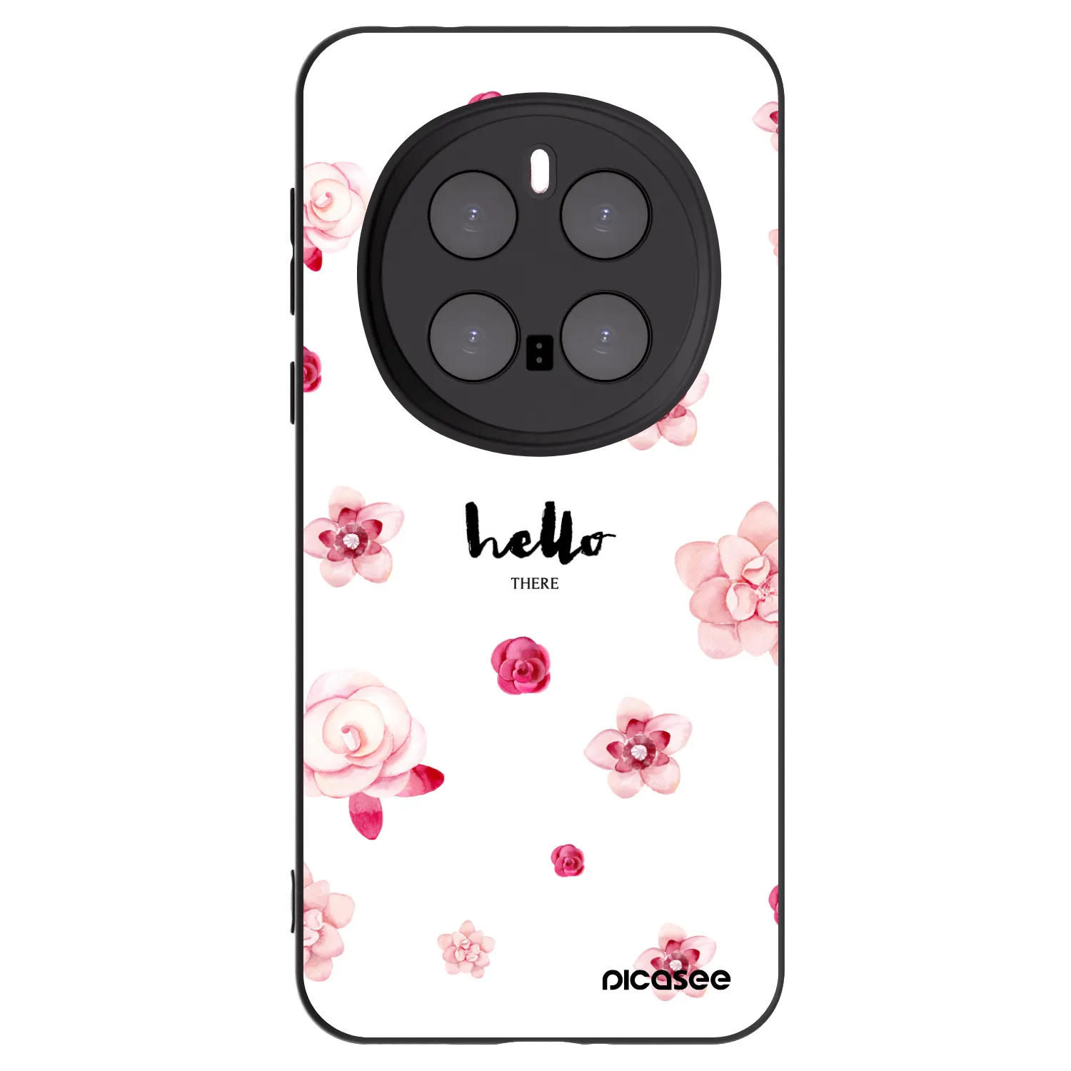 Picasee Honor Magic7 Pro 5G Hülle - Schwarzes Silikon - Hello there