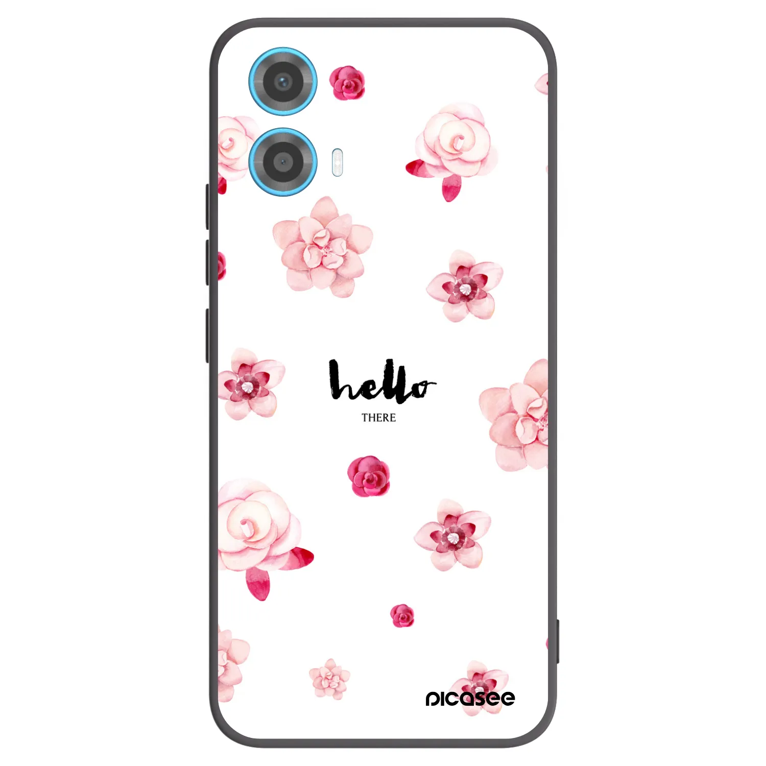 Picasee Motorola Moto G34 5G Hülle - Schwarzes Silikon - Hello there