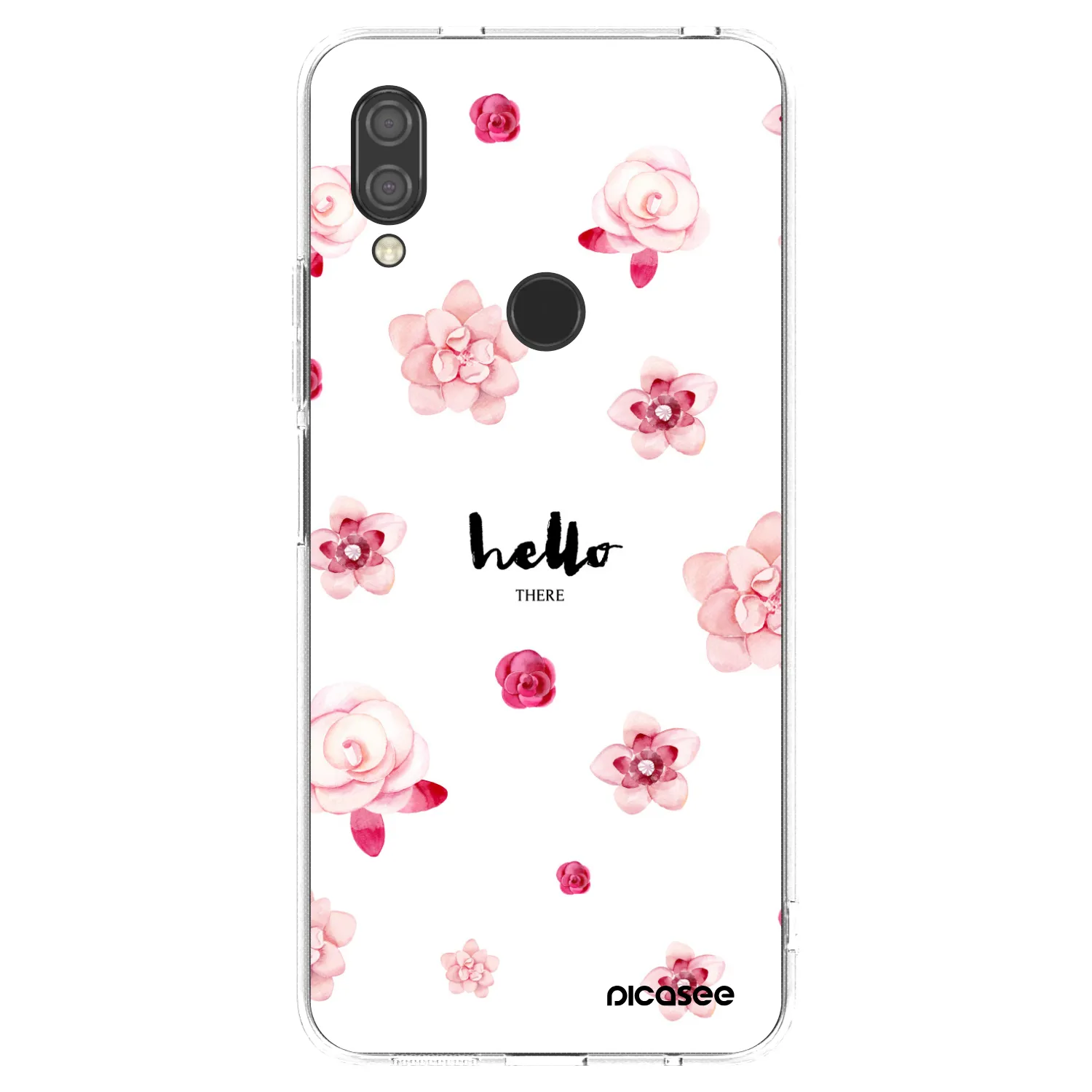 Picasee Xiaomi Redmi 7 Hülle - Transparentes Silikon - Hello there
