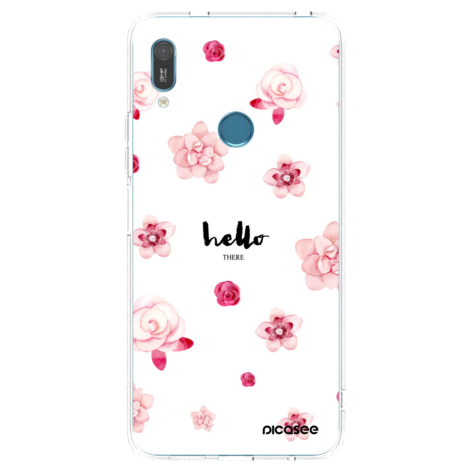 Picasee Huawei Y6 2019 Hülle - Transparentes Silikon - Hello there