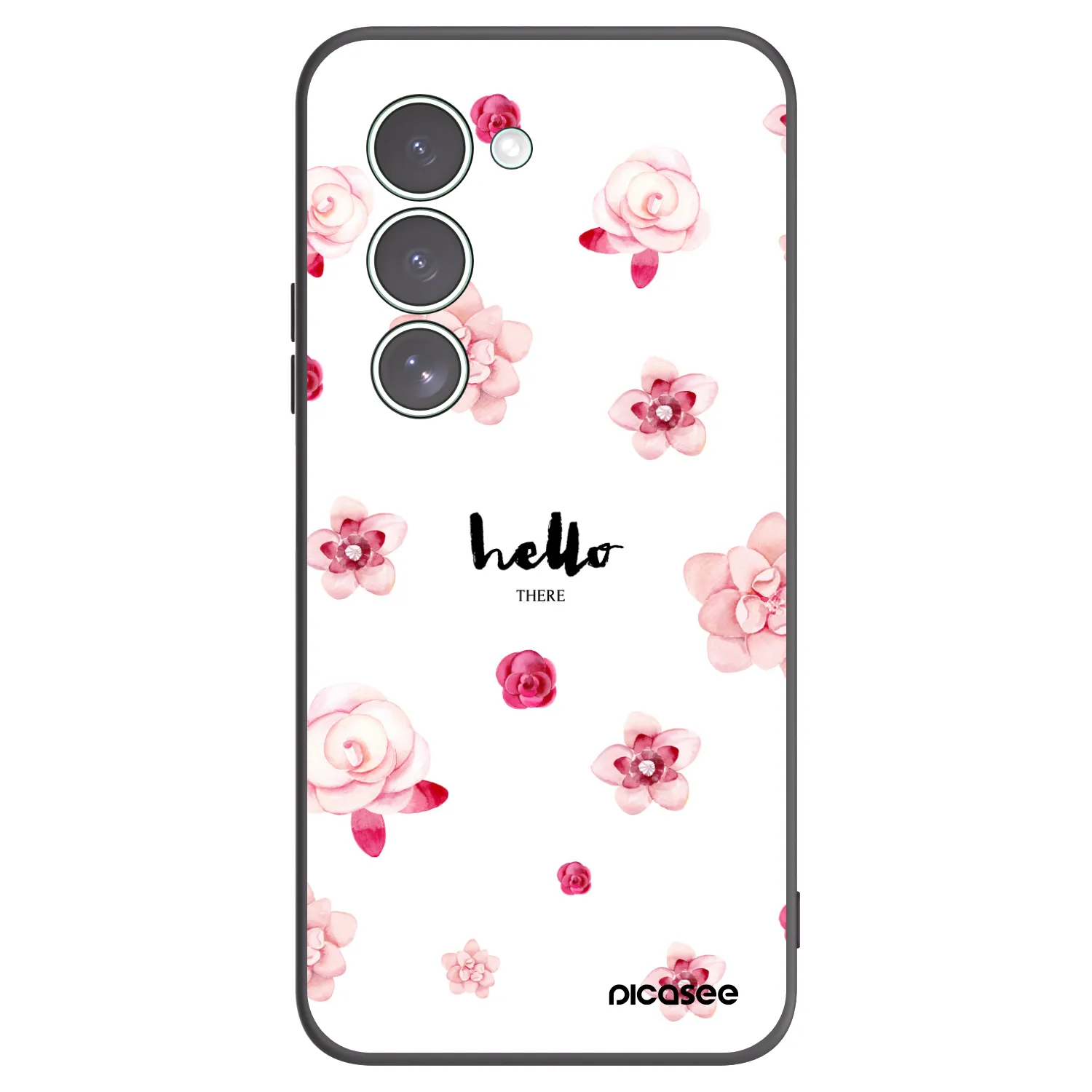 Picasee Xiaomi Redmi 15 5G Hülle - Schwarzes Silikon - Hello there