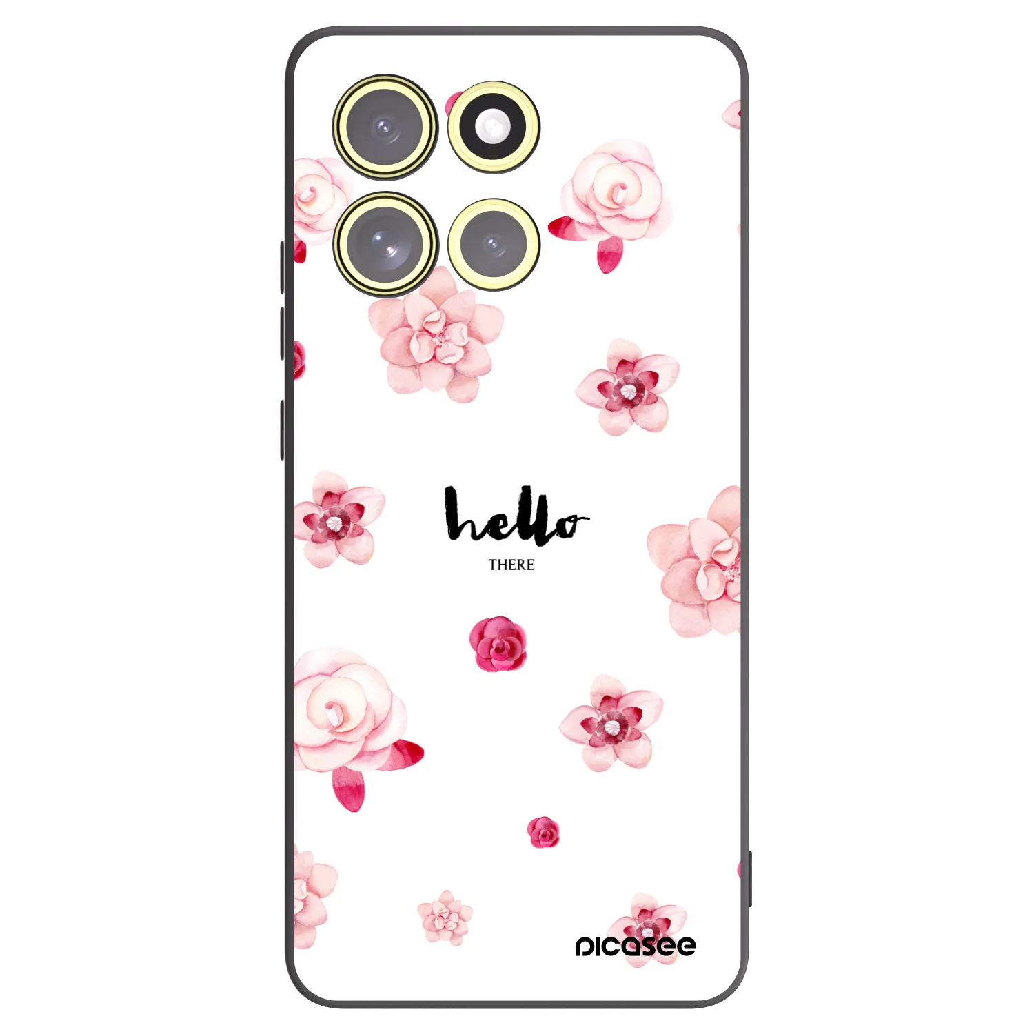 Picasee Motorola Moto G86 Power 5G Hülle - Schwarzes Silikon - Hello there