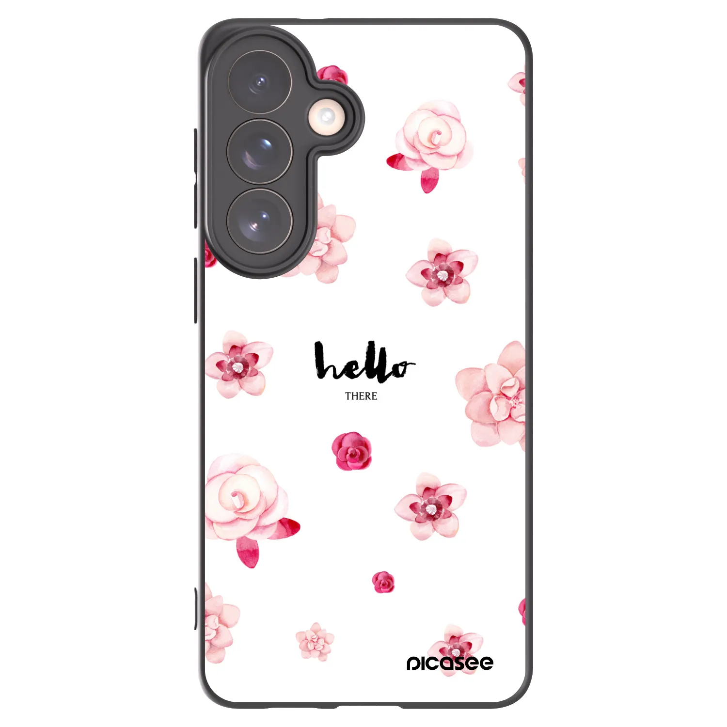 Picasee Samsung Galaxy S26+ Hülle - Schwarzes Silikon - Hello there