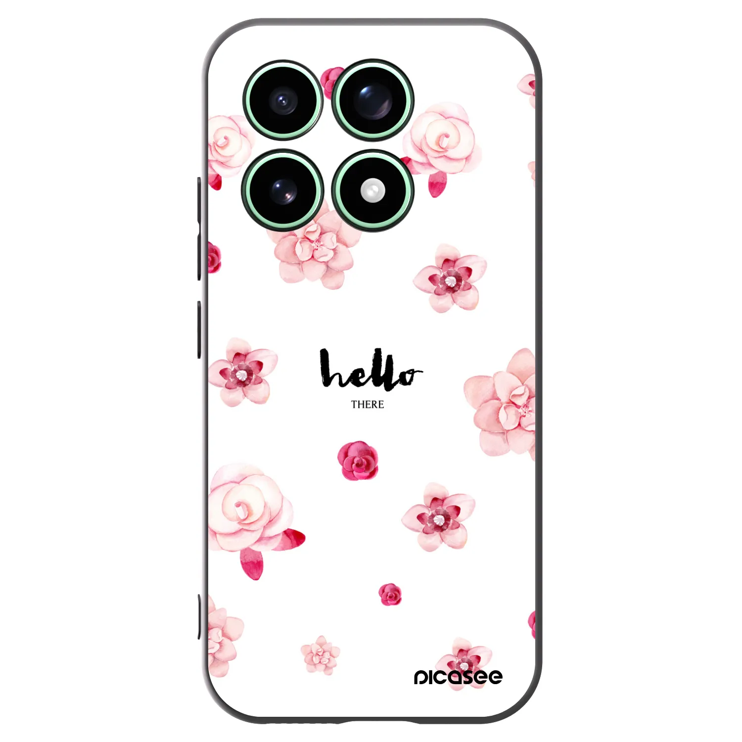 Picasee Xiaomi 17 Hülle - Schwarzes Silikon - Hello there