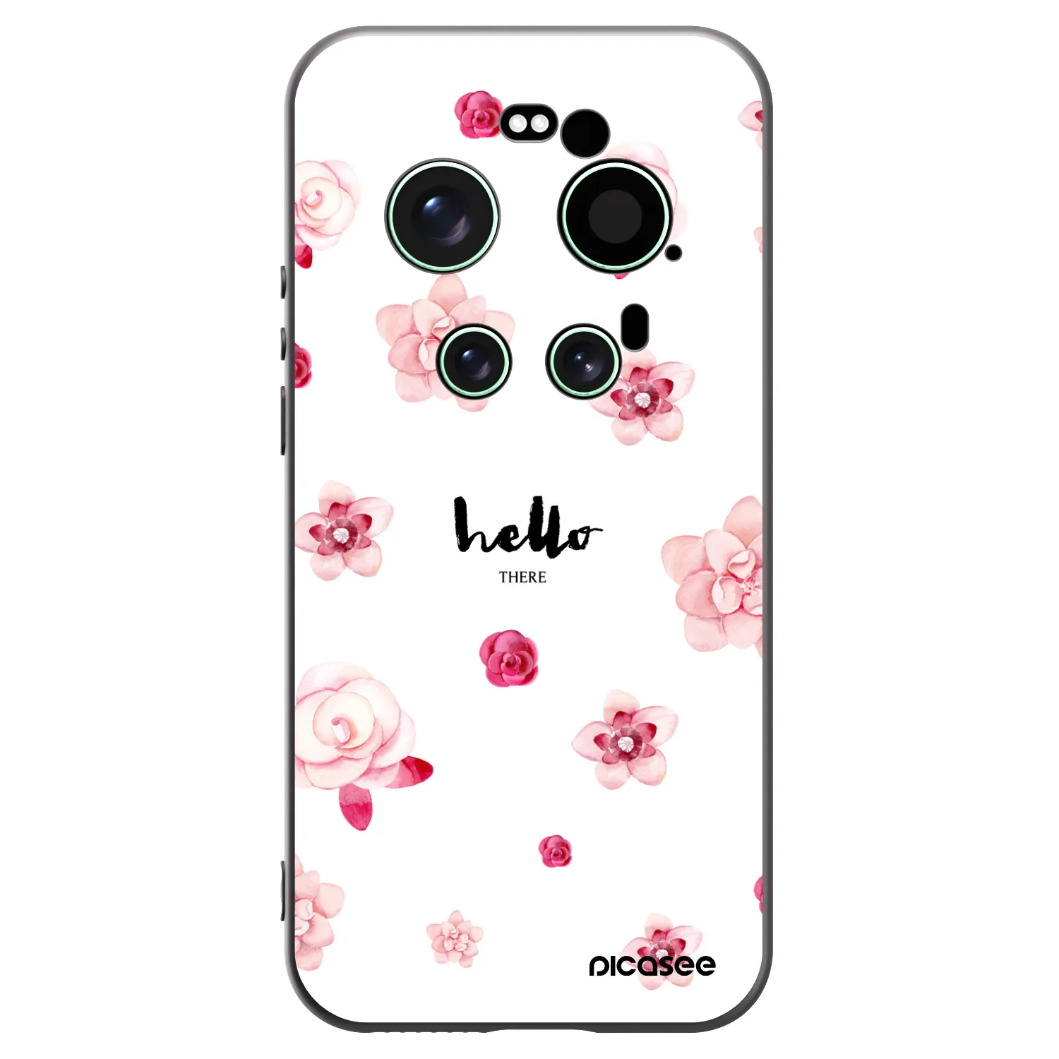 Picasee Xiaomi 17 Ultra Hülle - Schwarzes Silikon - Hello there