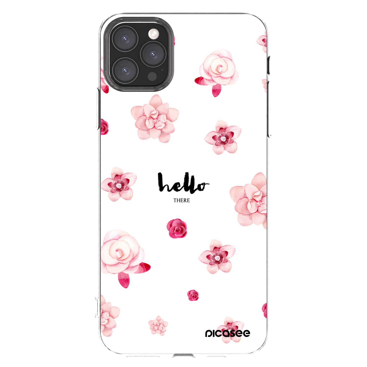 Picasee Apple iPhone 11 Pro Max Hülle - Transparentes Silikon - Hello there