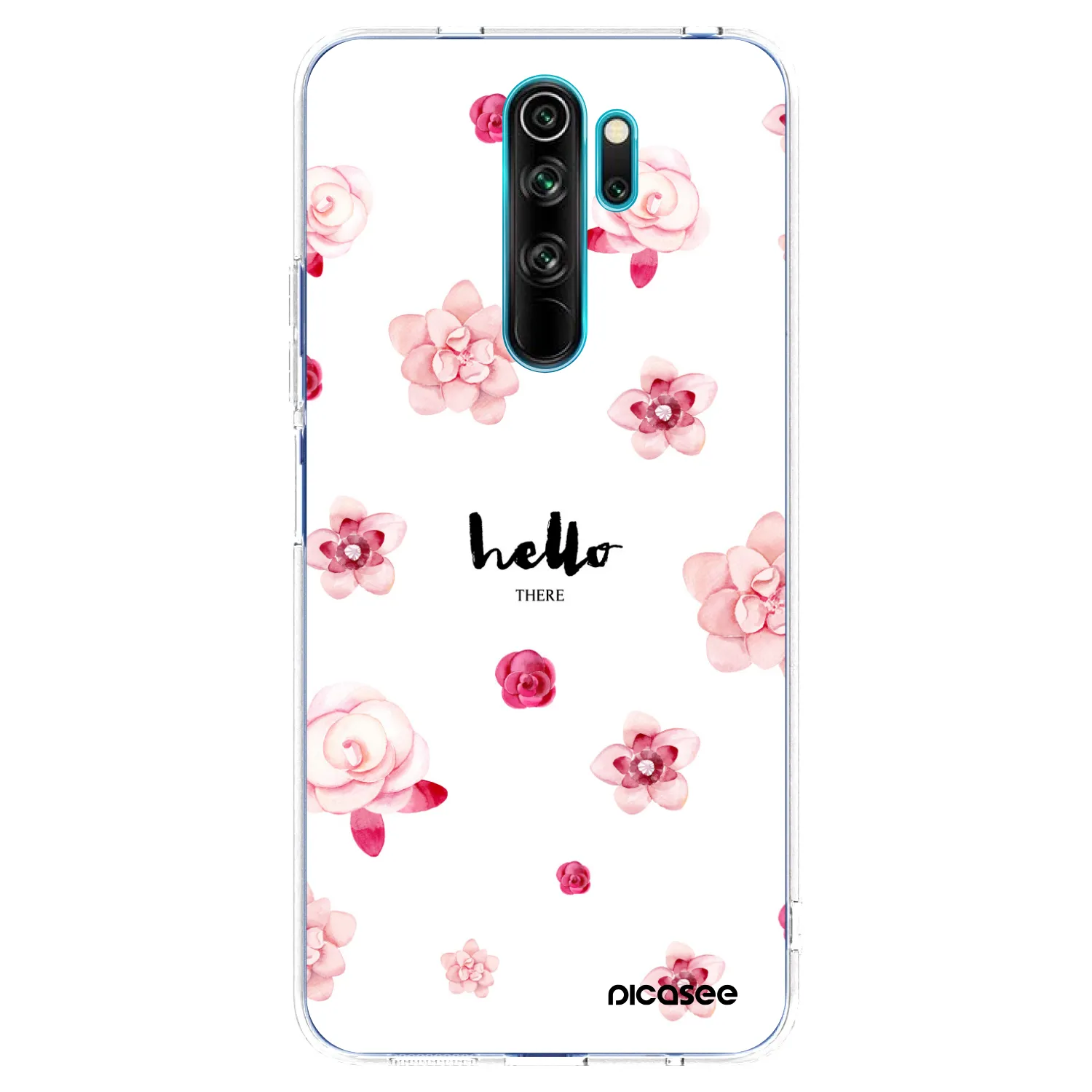 Picasee Xiaomi Redmi Note 8 Pro Hülle - Transparentes Silikon - Hello there