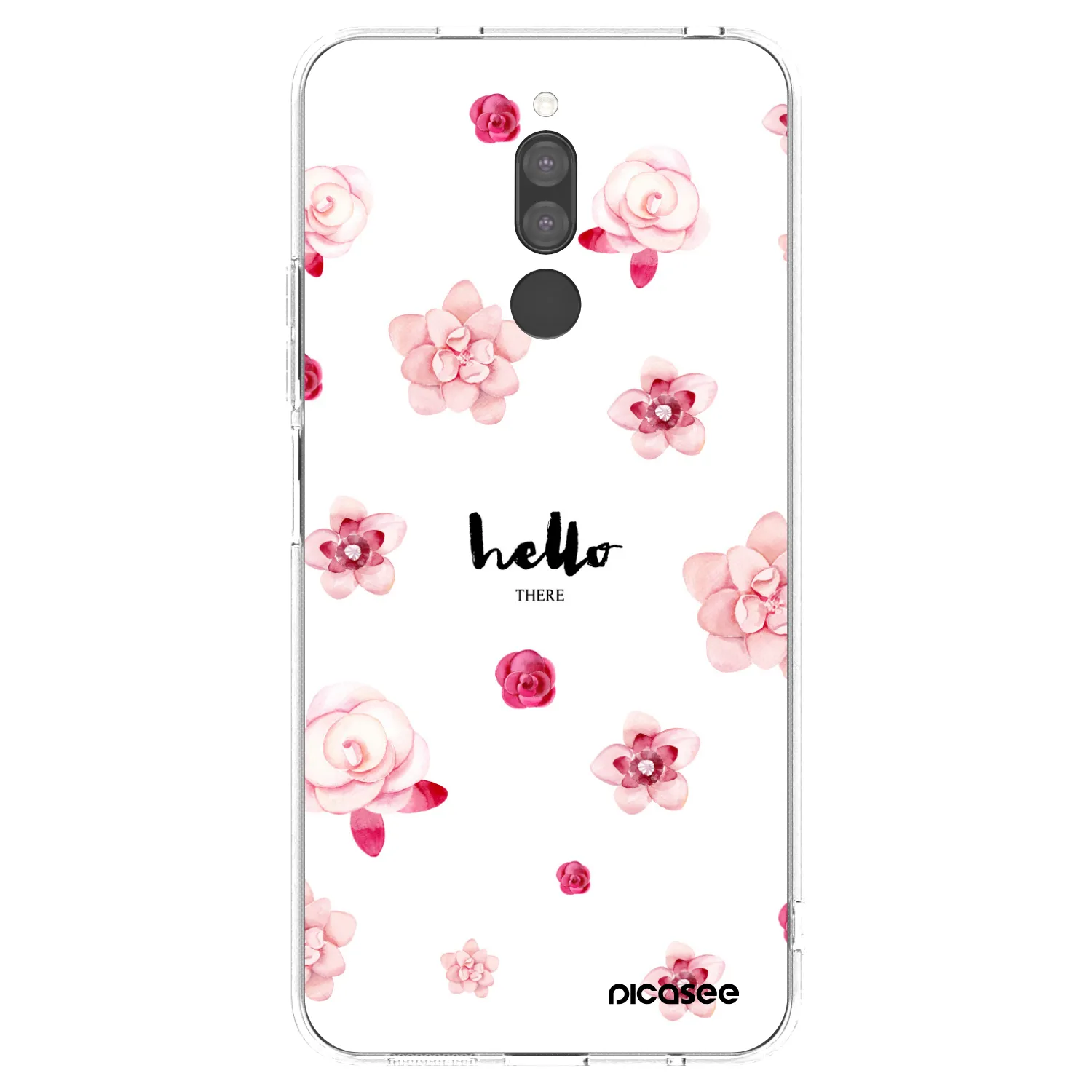 Picasee Xiaomi Redmi 8 Hülle - Transparentes Silikon - Hello there