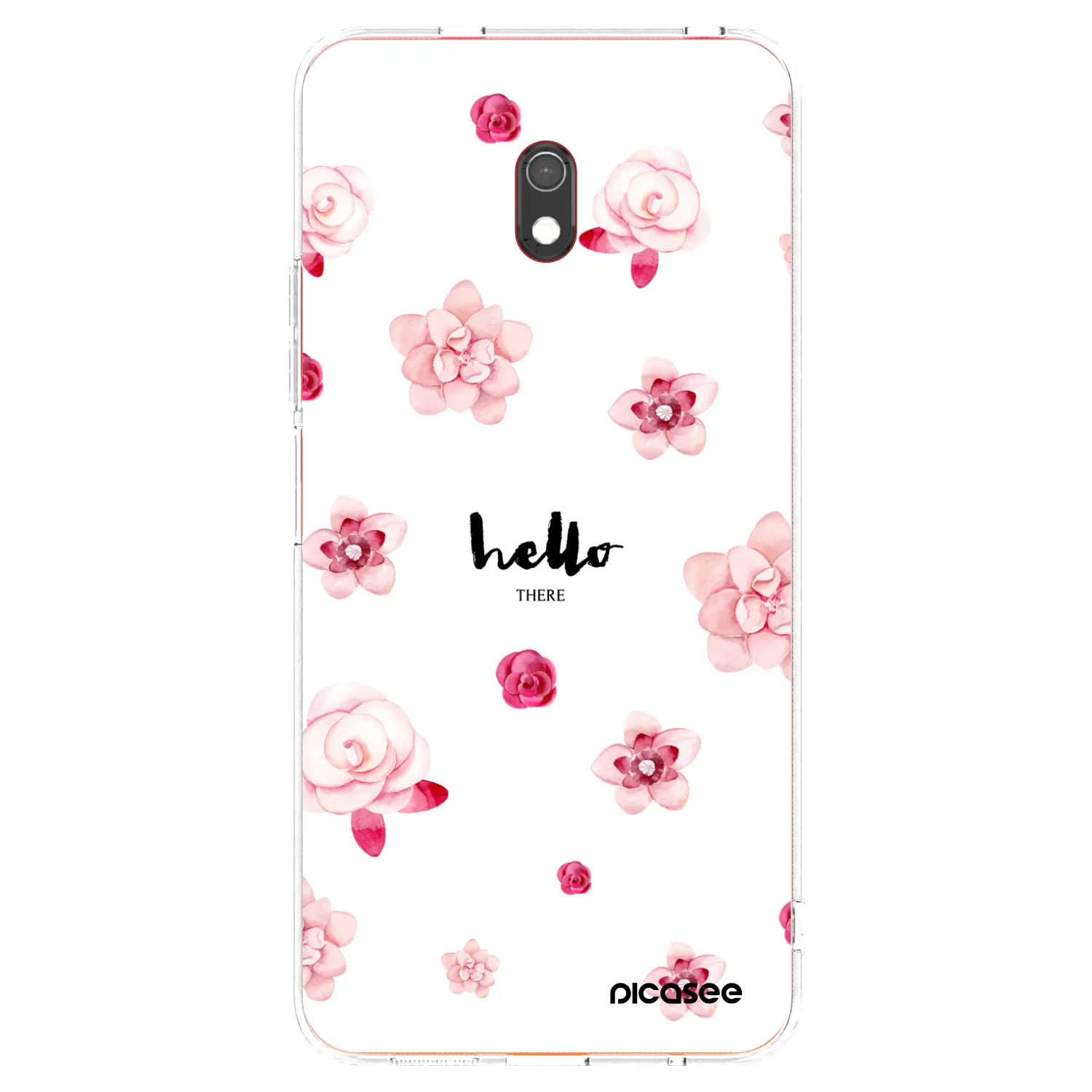 Picasee Xiaomi Redmi 8A Hülle - Transparentes Silikon - Hello there