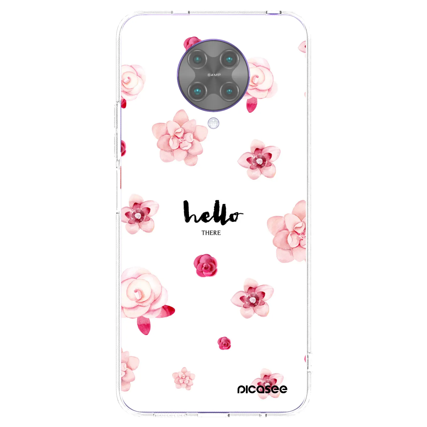 Picasee Xiaomi Poco F2 Pro Hülle - Transparentes Silikon - Hello there