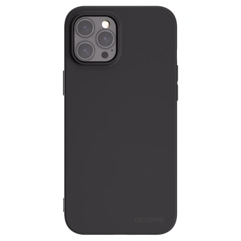 Picasee Apple iPhone 12 Pro Max Hülle - Schwarzes Silikon - Clear