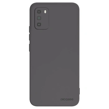 Picasee Xiaomi Poco M3 Hülle - Schwarzes Silikon - Clear