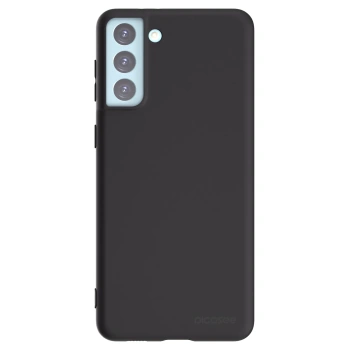 Picasee Samsung Galaxy S21+ 5G G996F Hülle - Schwarzes Silikon - Clear
