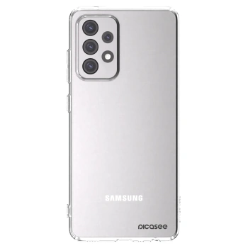 Picasee Samsung Galaxy A52 5G A525F Hülle - Transparentes Silikon - Clear