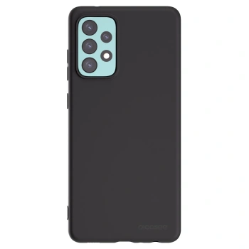 Picasee Samsung Galaxy A72 A725F Hülle - Schwarzes Silikon - Clear
