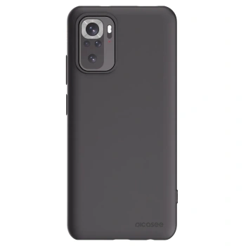 Picasee Xiaomi Redmi Note 10S Hülle - Schwarzes Silikon - Clear