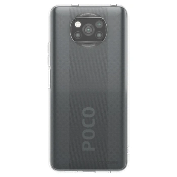 Picasee Xiaomi Poco X3 Pro Hülle - Schwarzes Silikon - Clear