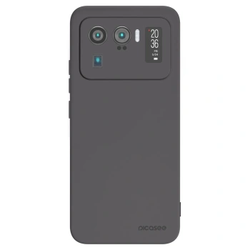 Picasee Xiaomi Mi 11 Ultra Hülle - Schwarzes Silikon - Clear